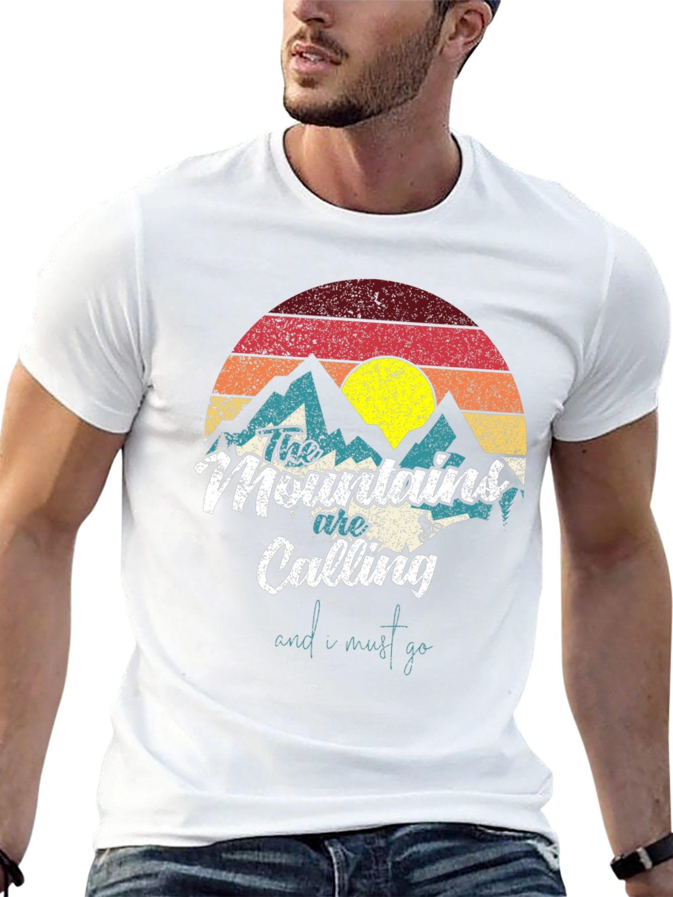 Black Mountains Are Calling T-Shirt - Nature Adventure Tee view 13