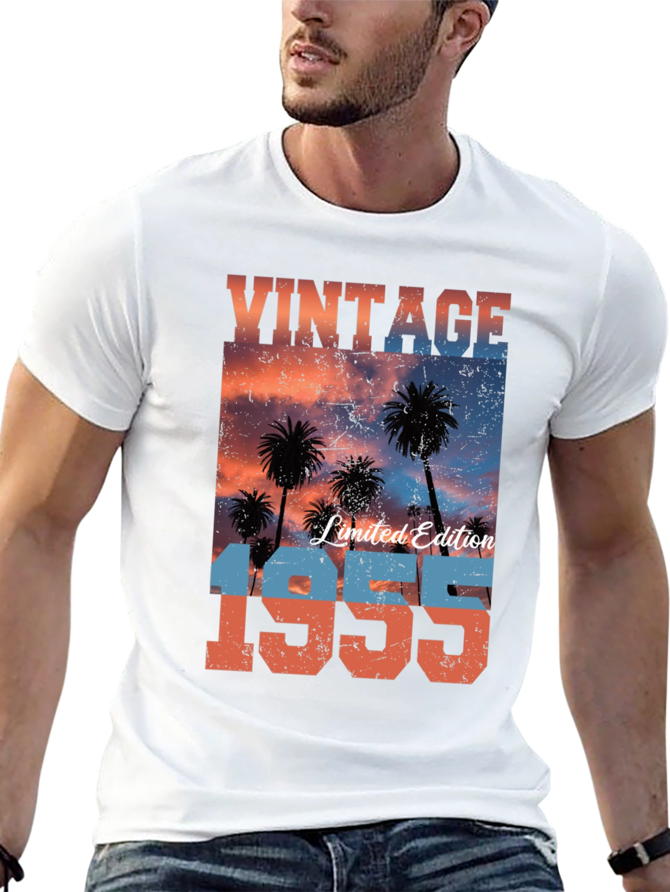 Black Vintage 1955 Limited Edition T-Shirt view 13