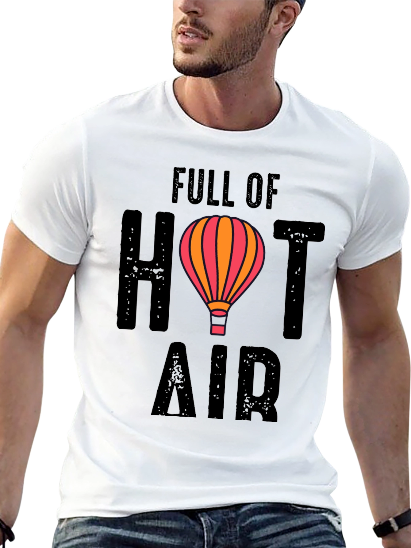Black Full of Hot Air Graphic Tee view 13