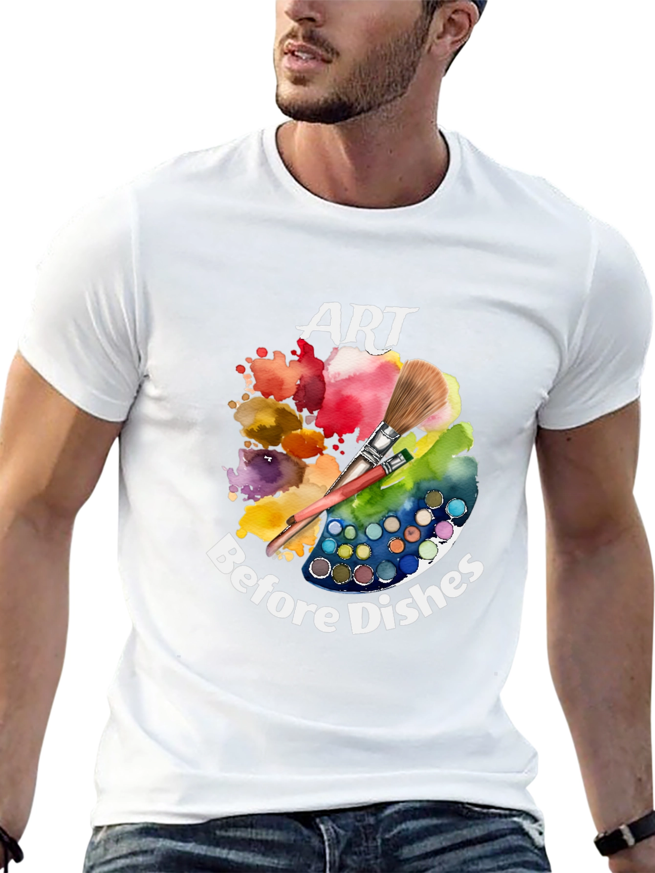 Art Before Dishes T-Shirt - 13