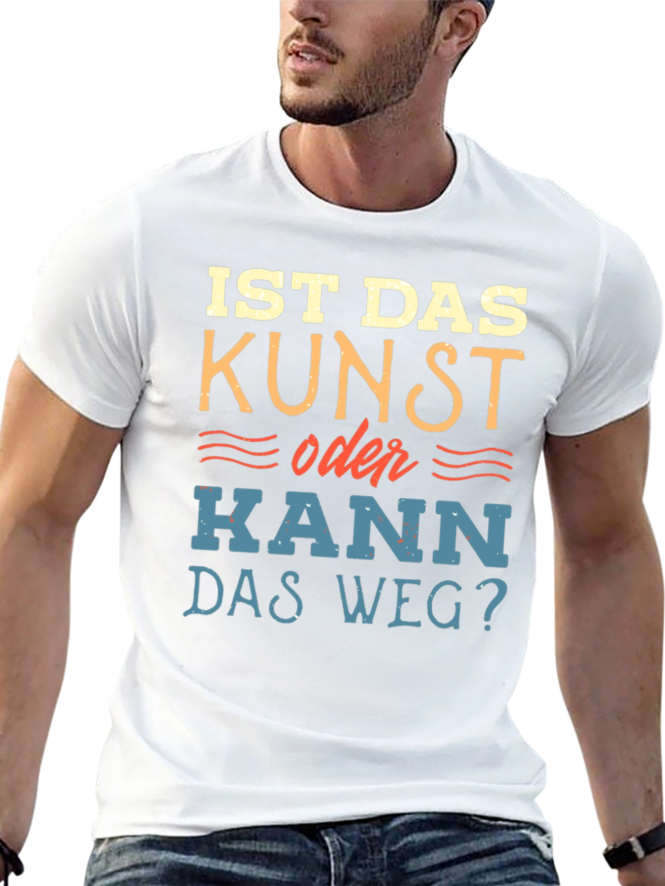 Black Is Das Kunst Funny German Humor T-Shirt view 13