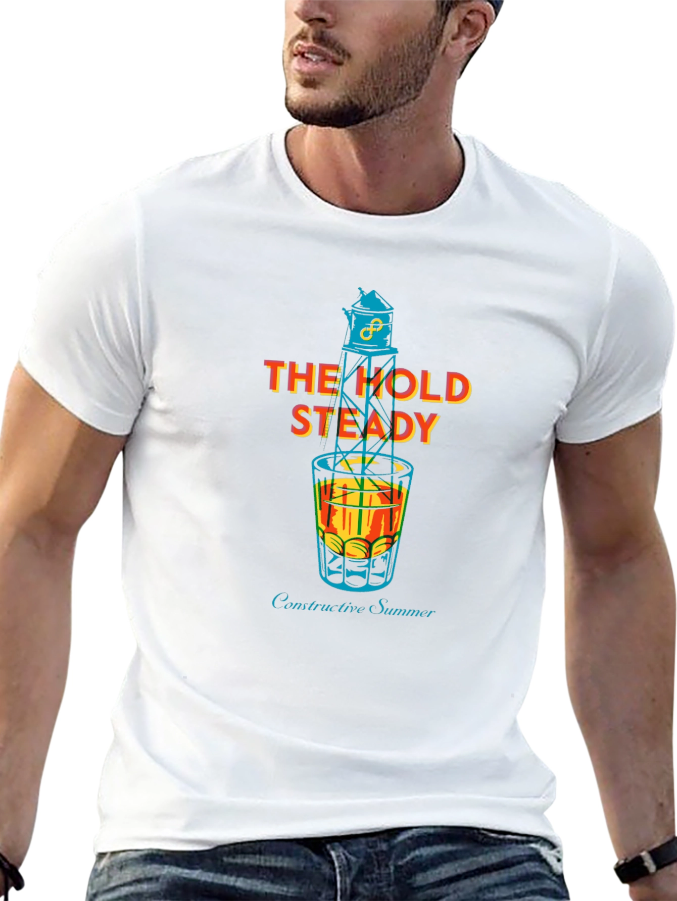 Black The Hold Steady Constructive Summer Black T-Shirt view 13