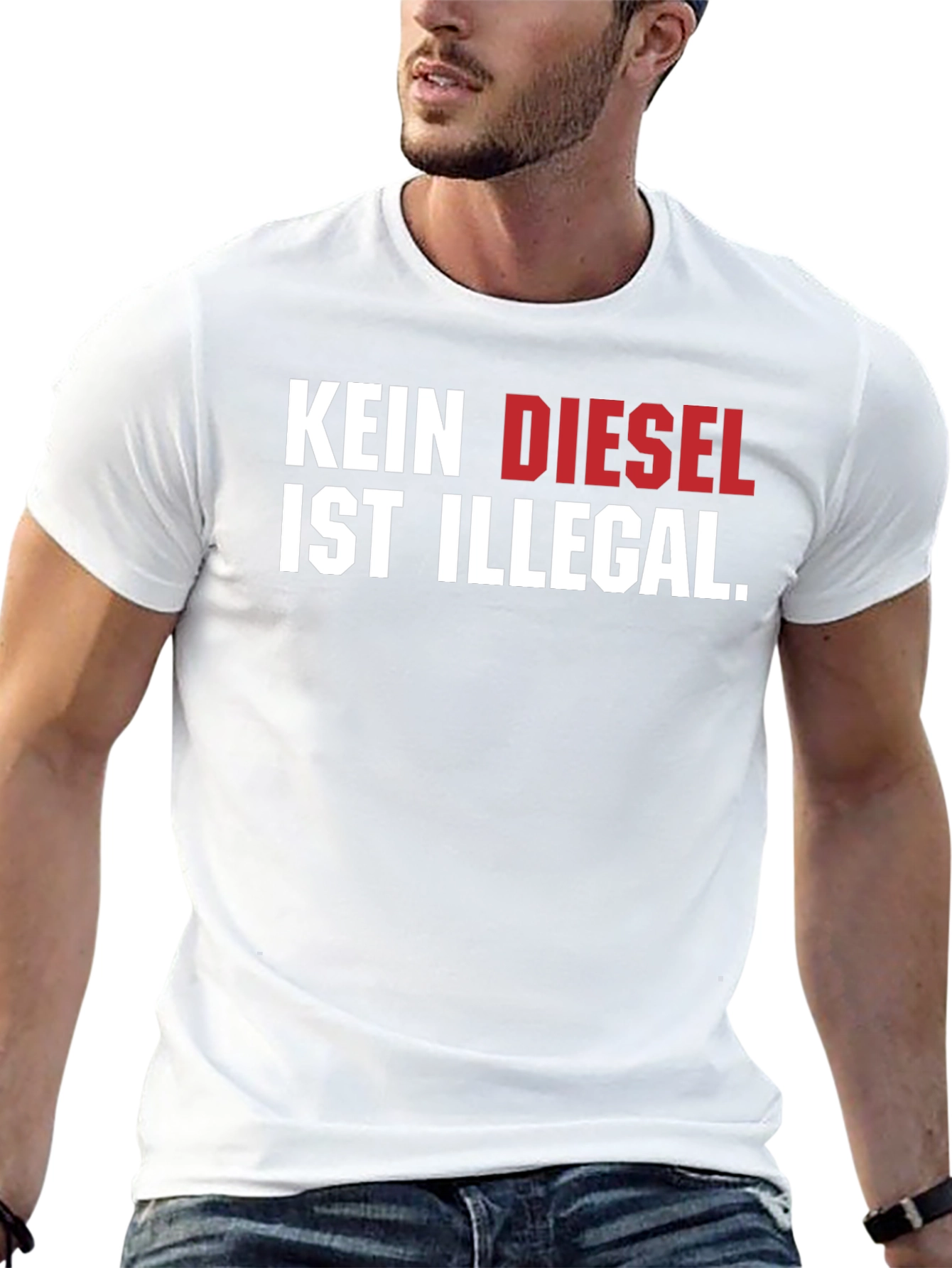 Black Kein Diesel Ist Illegal T-Shirt - Black view 13