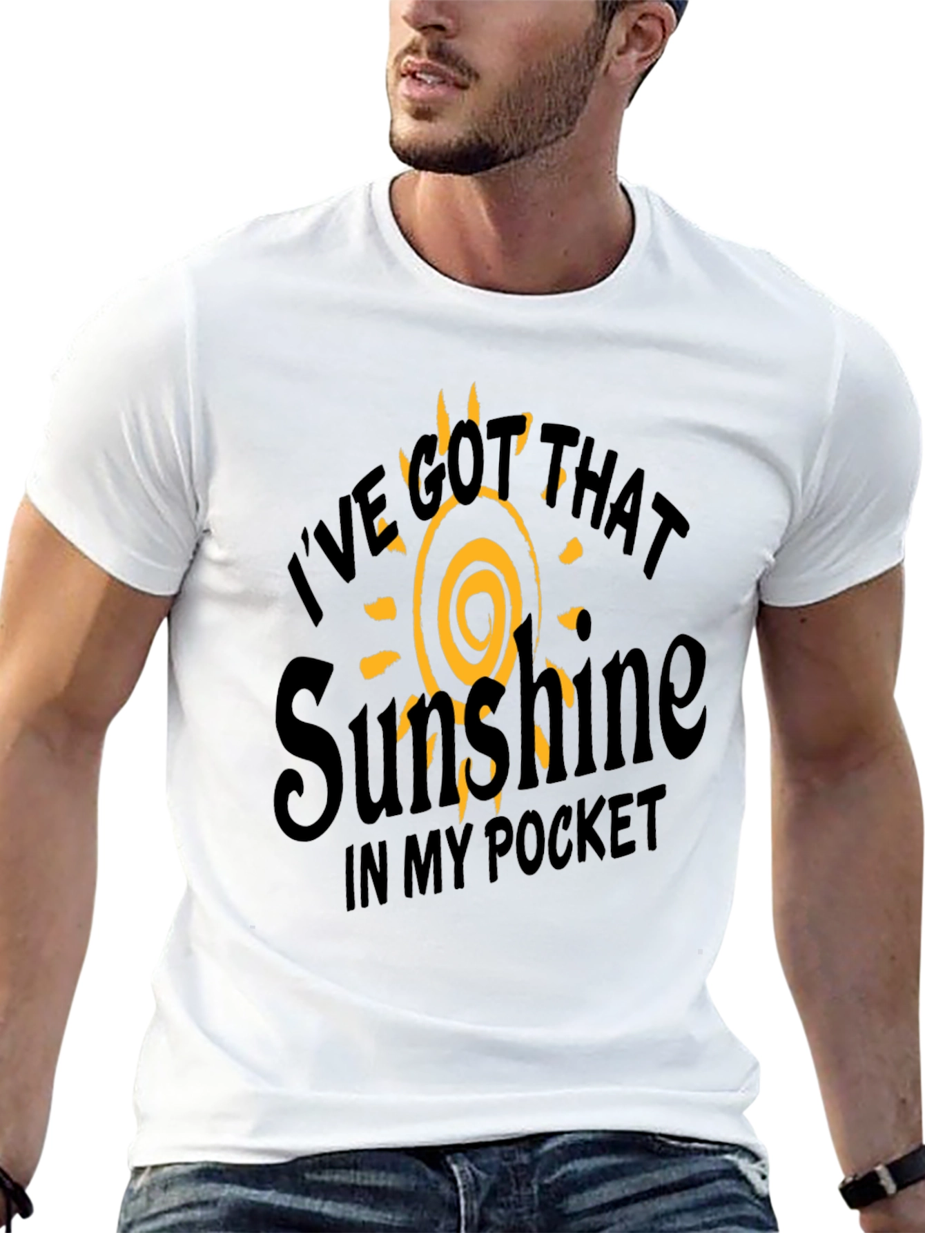 Black Sunshine in My Pocket Graphic T-Shirt view 13