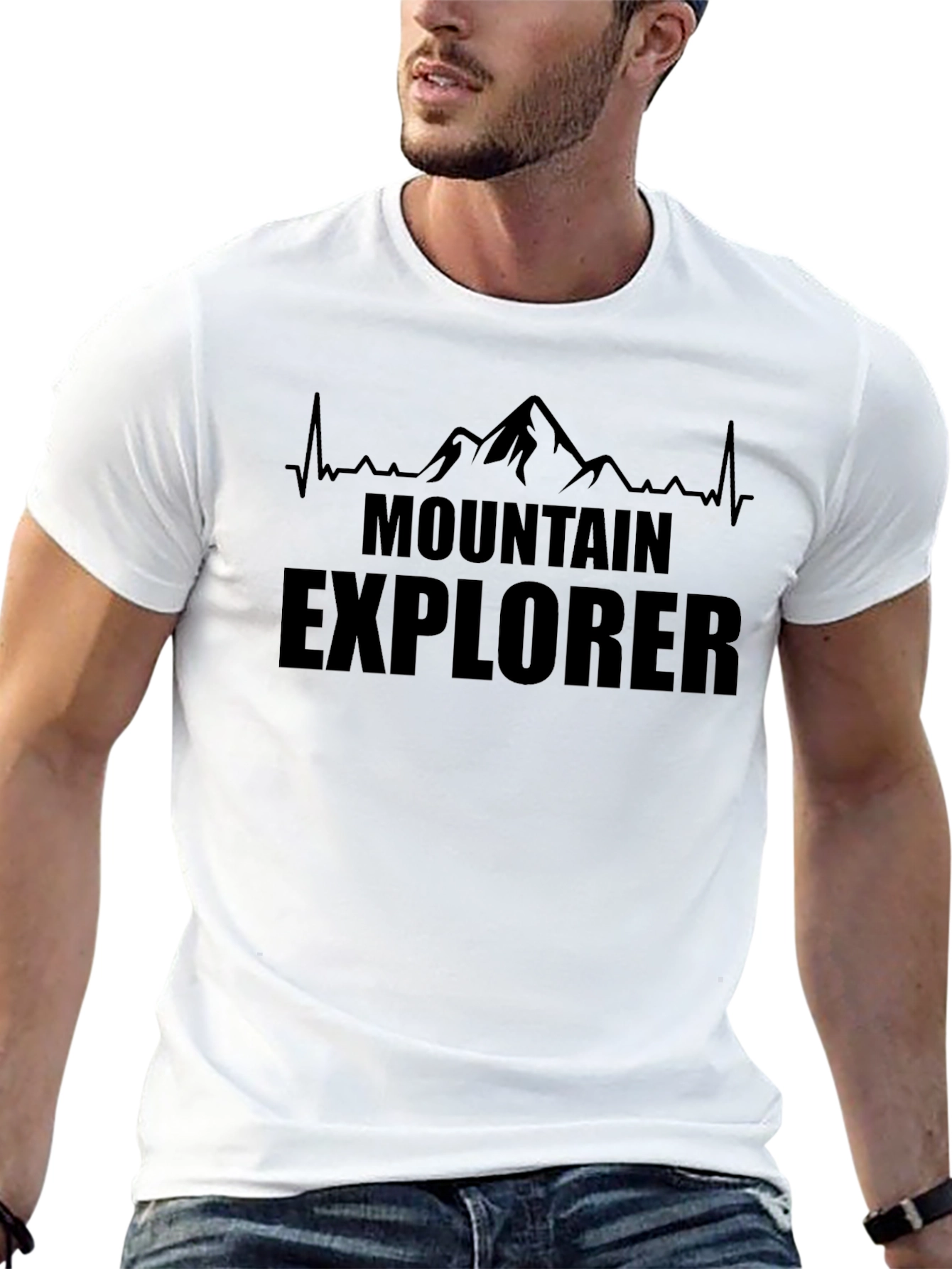 Mountain Explorer Black Graphic Tee - 13