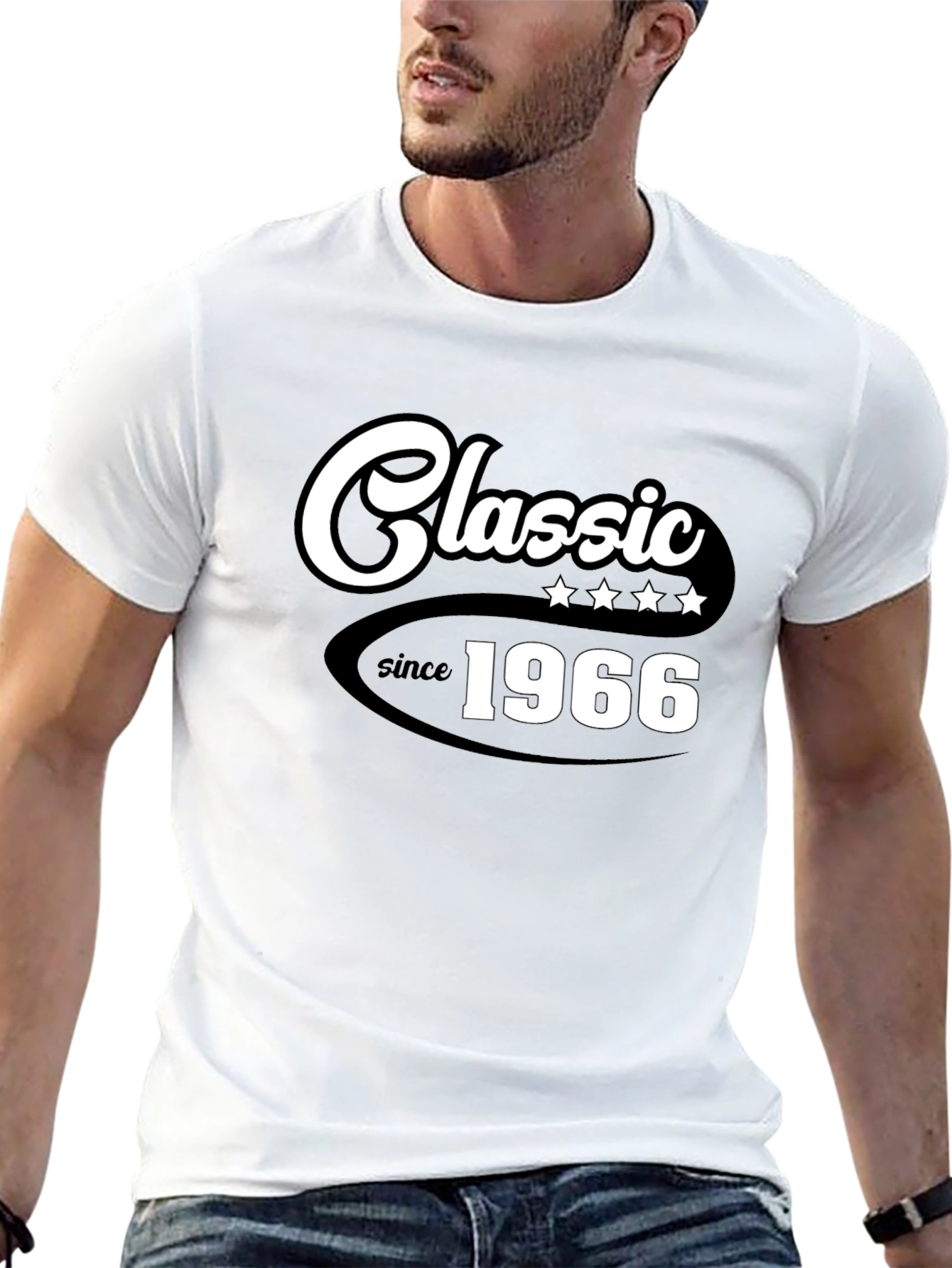 Black Classic Since 1966 Graphic Tee - Stylish Retro Design view 13