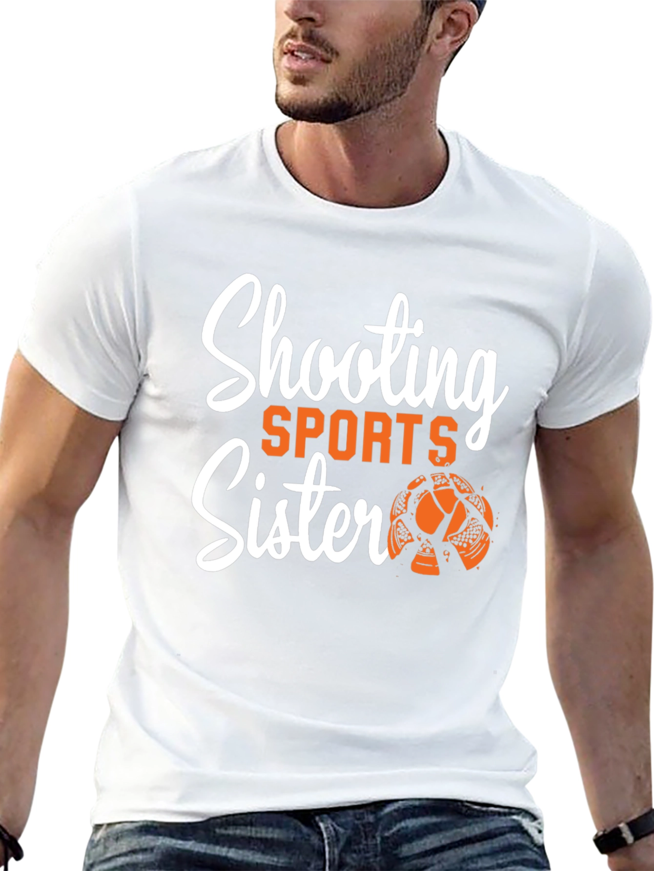 Black Shooting Sports Sister Graphic Tee view 13