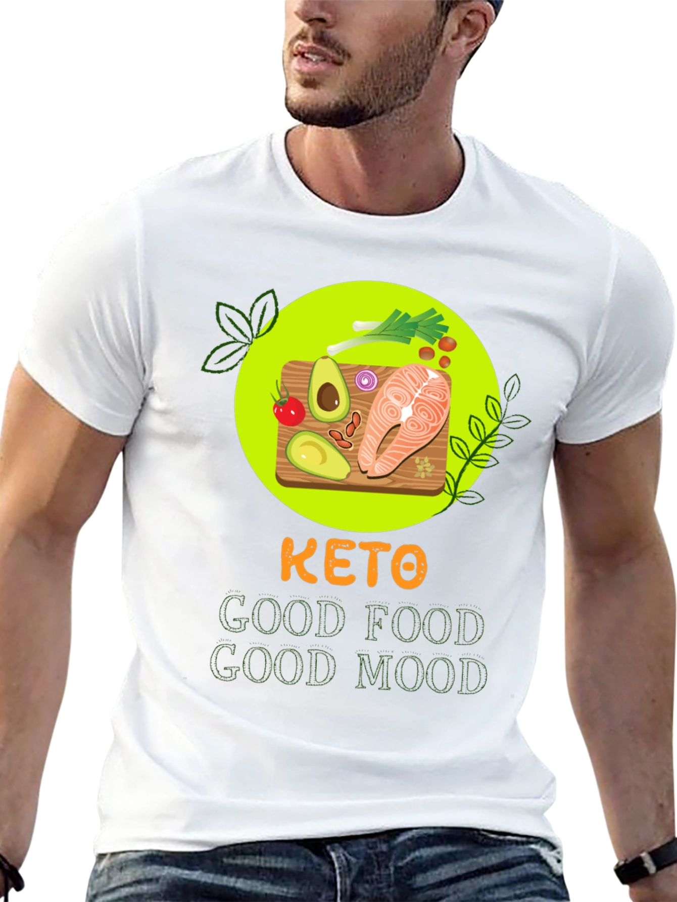 Keto Good Food Good Mood T-Shirt - 13