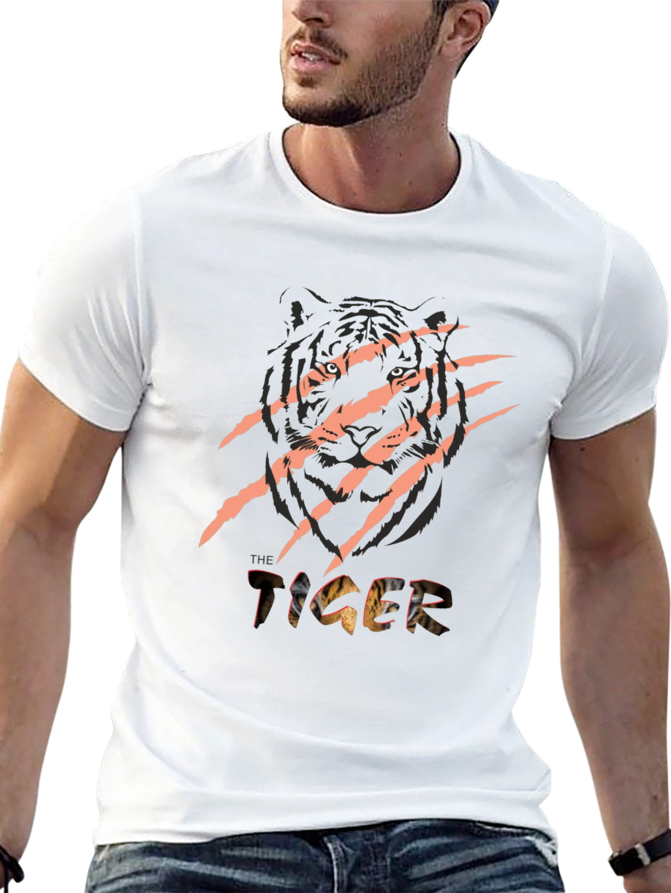 Black The Tiger Graphic Tee - Fierce Style view 13