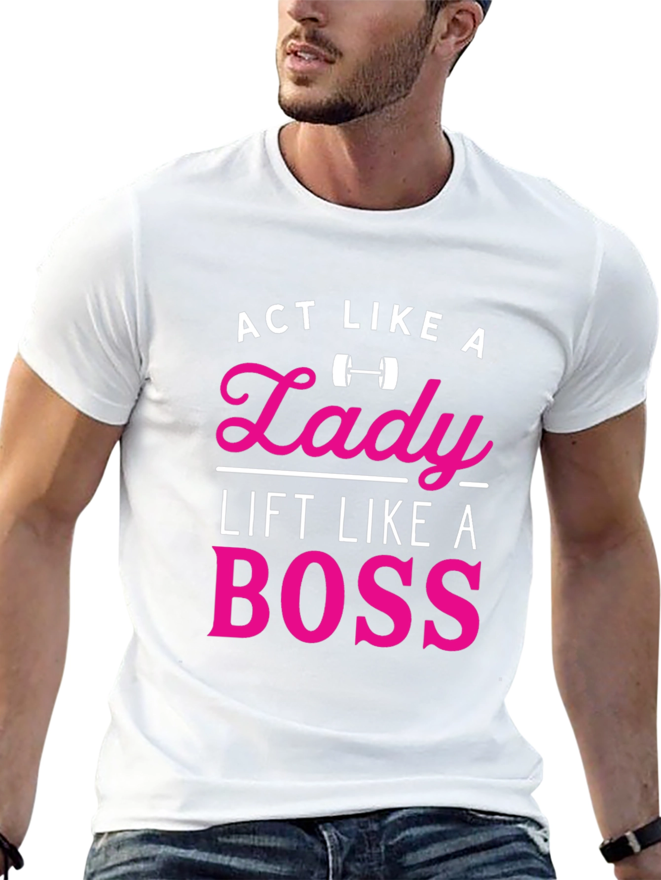 Act Like a Lady Lift Like a Boss T-Shirt - 13