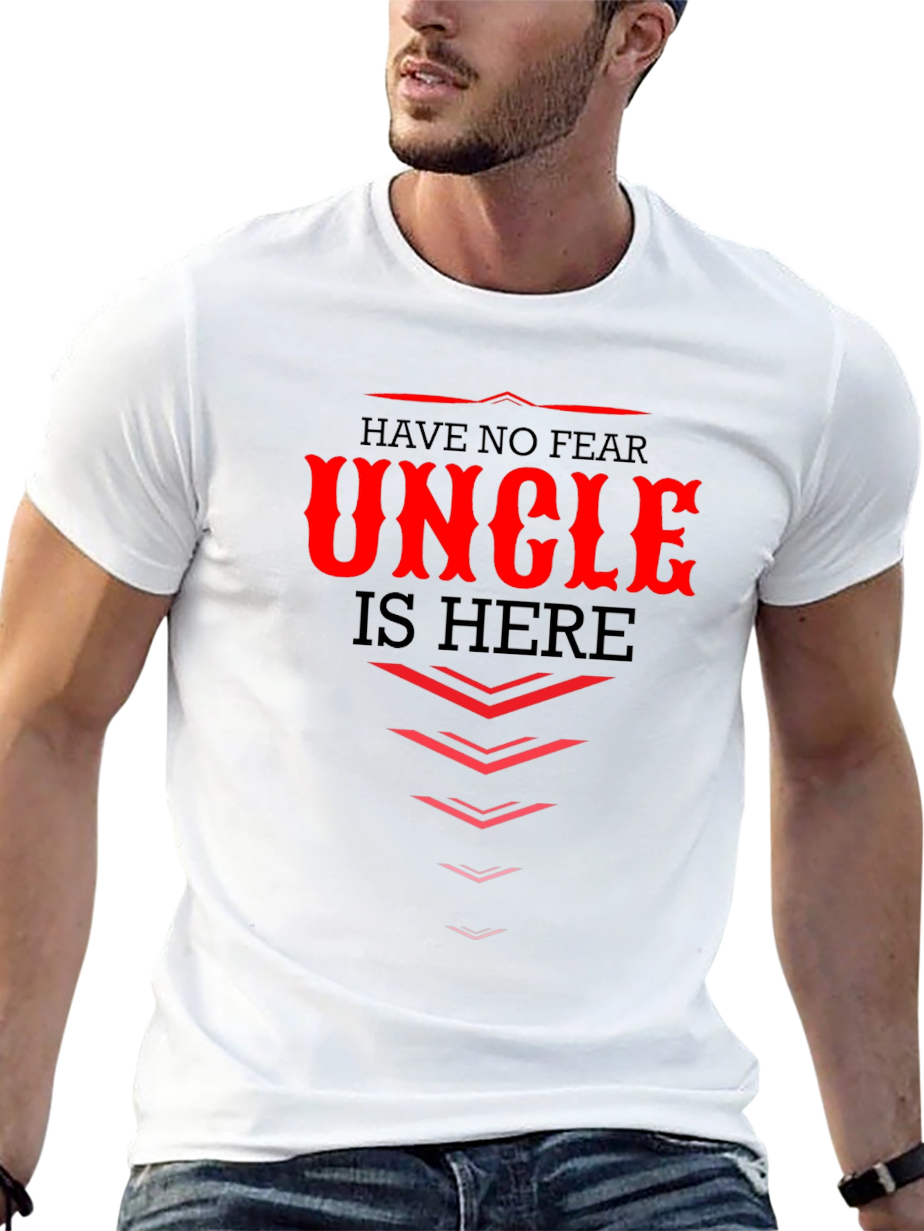 Black Have No Fear, Uncle Is Here - Graphic T-Shirt view 13
