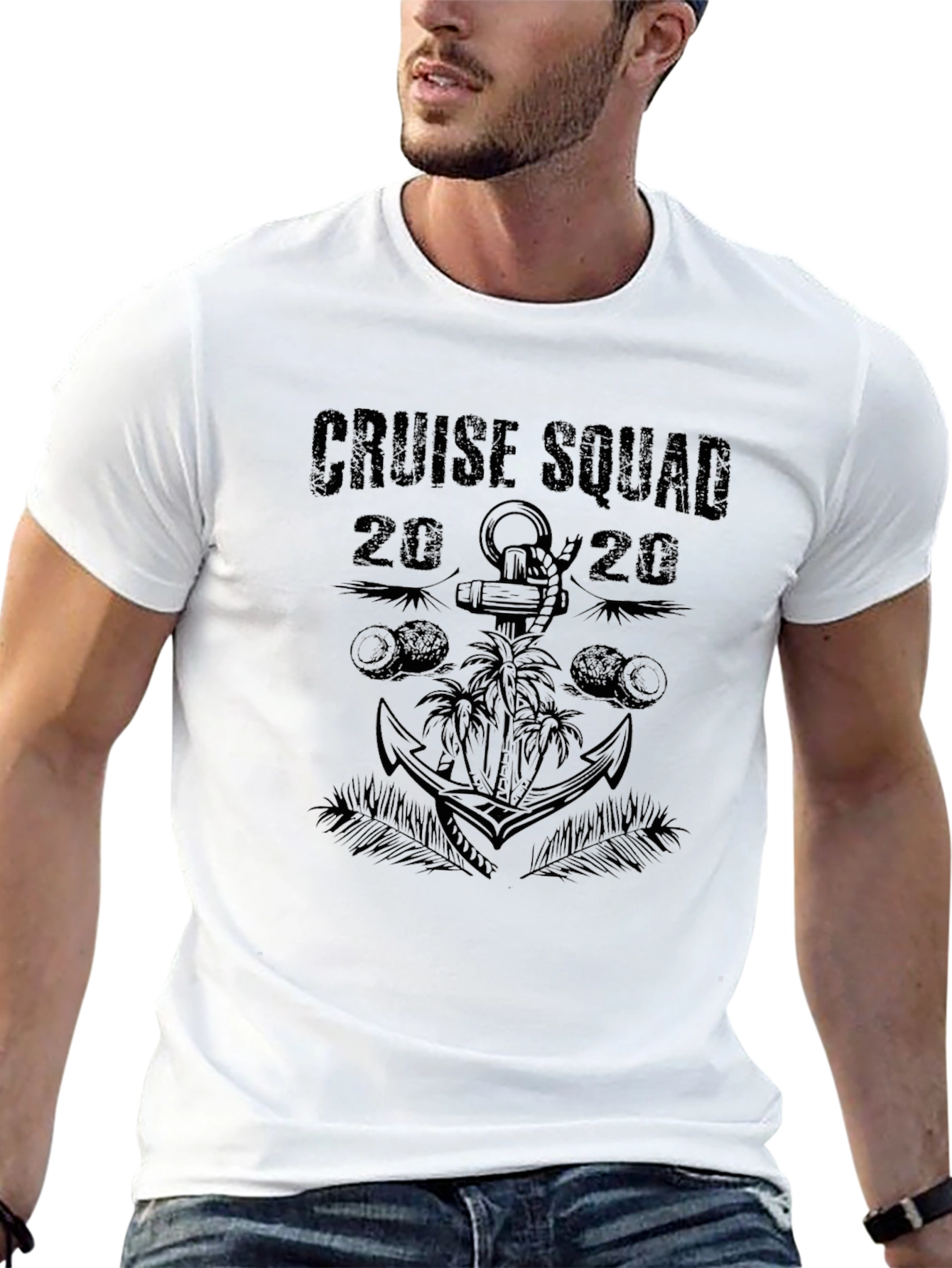 Black Cruise Squad 2020 Graphic T-Shirt view 13
