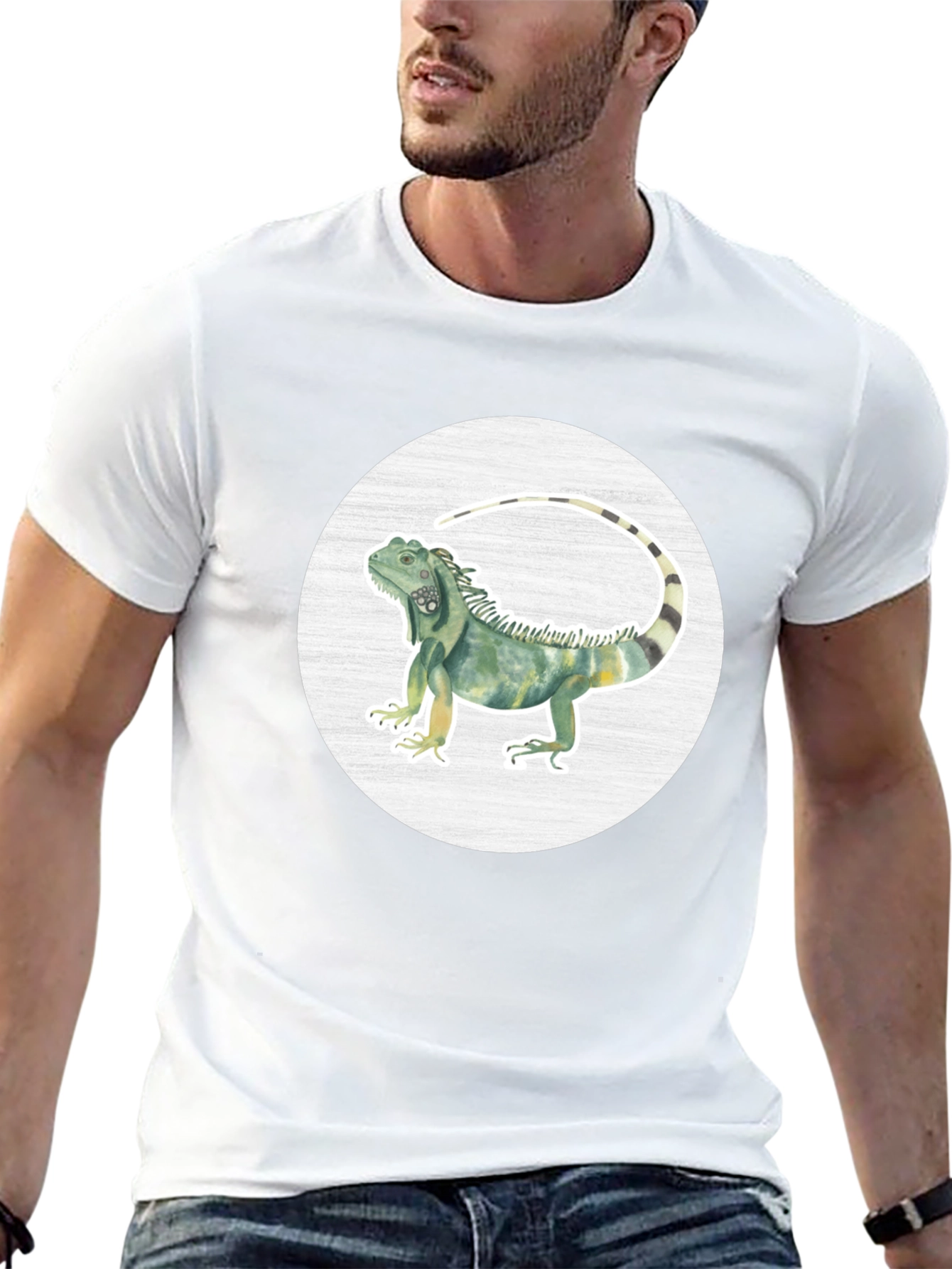 Black Iguana Graphic Tee - Stylish Casual Wear view 13