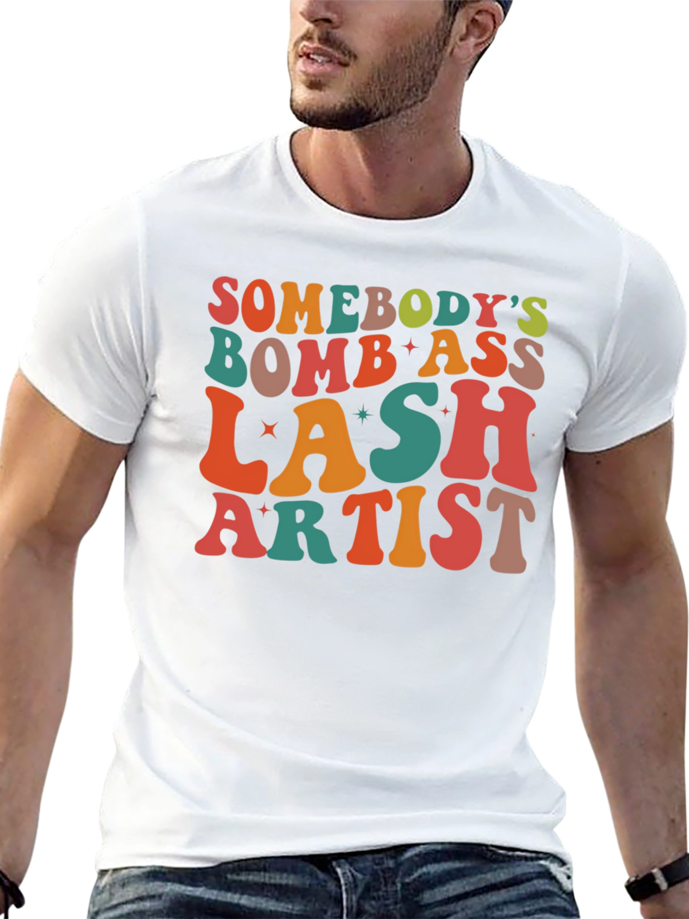 Black Bomb Lash Artist Graphic Tee view 13