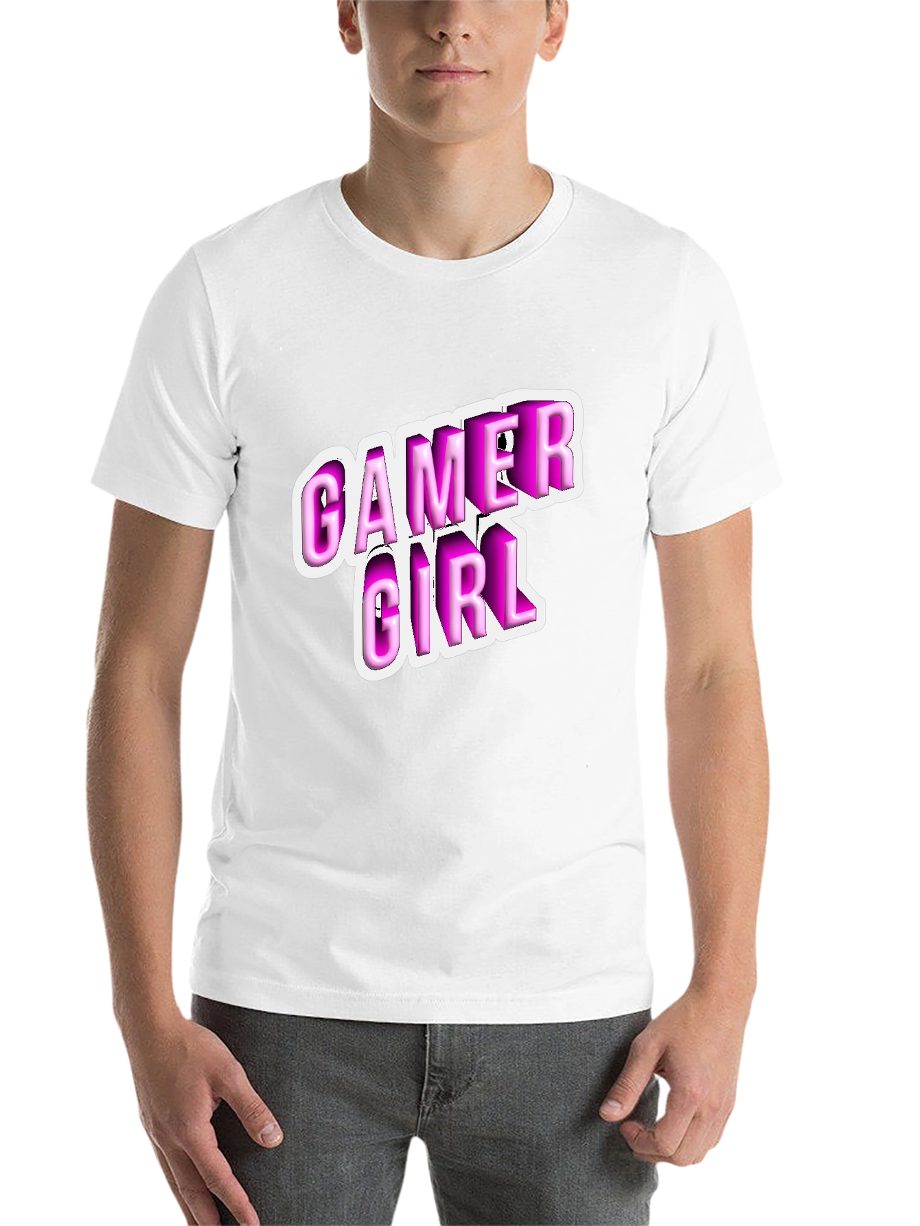 Black Gamer Girl Black T-Shirt - Playful Style view 14