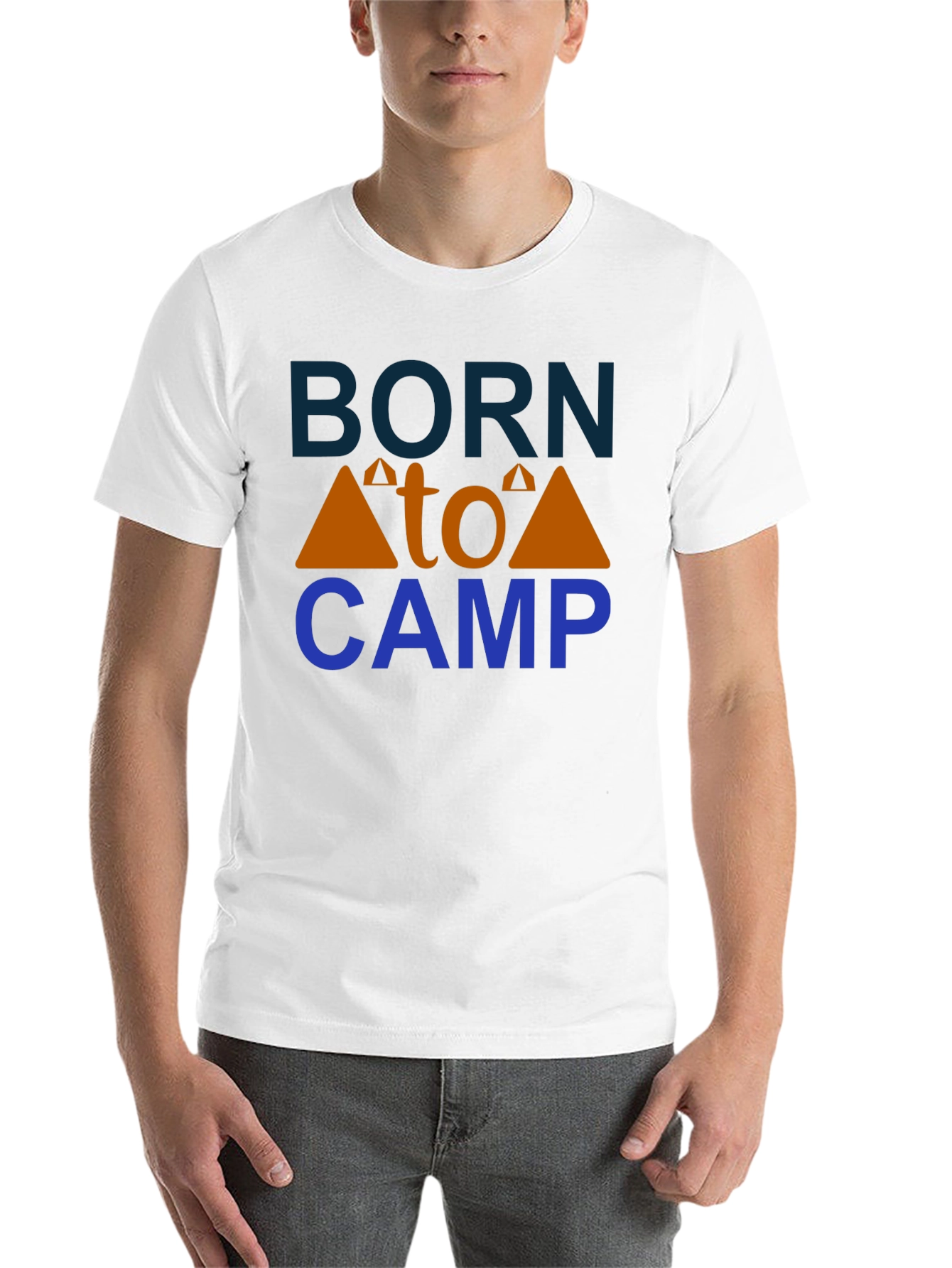 Black Born to Camp Graphic Tee view 14