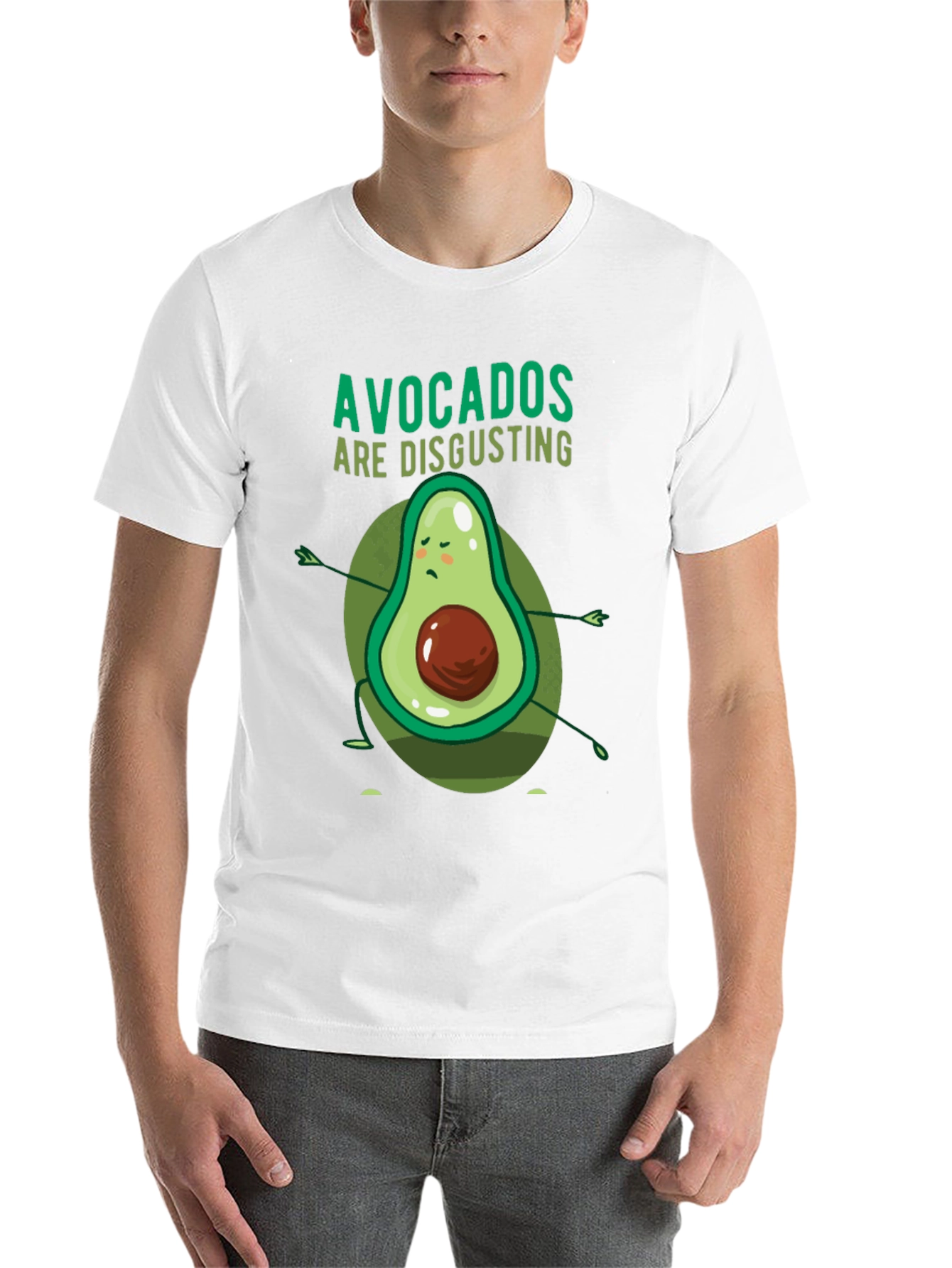Black Avocados Are Disgusting Funny T-Shirt view 14