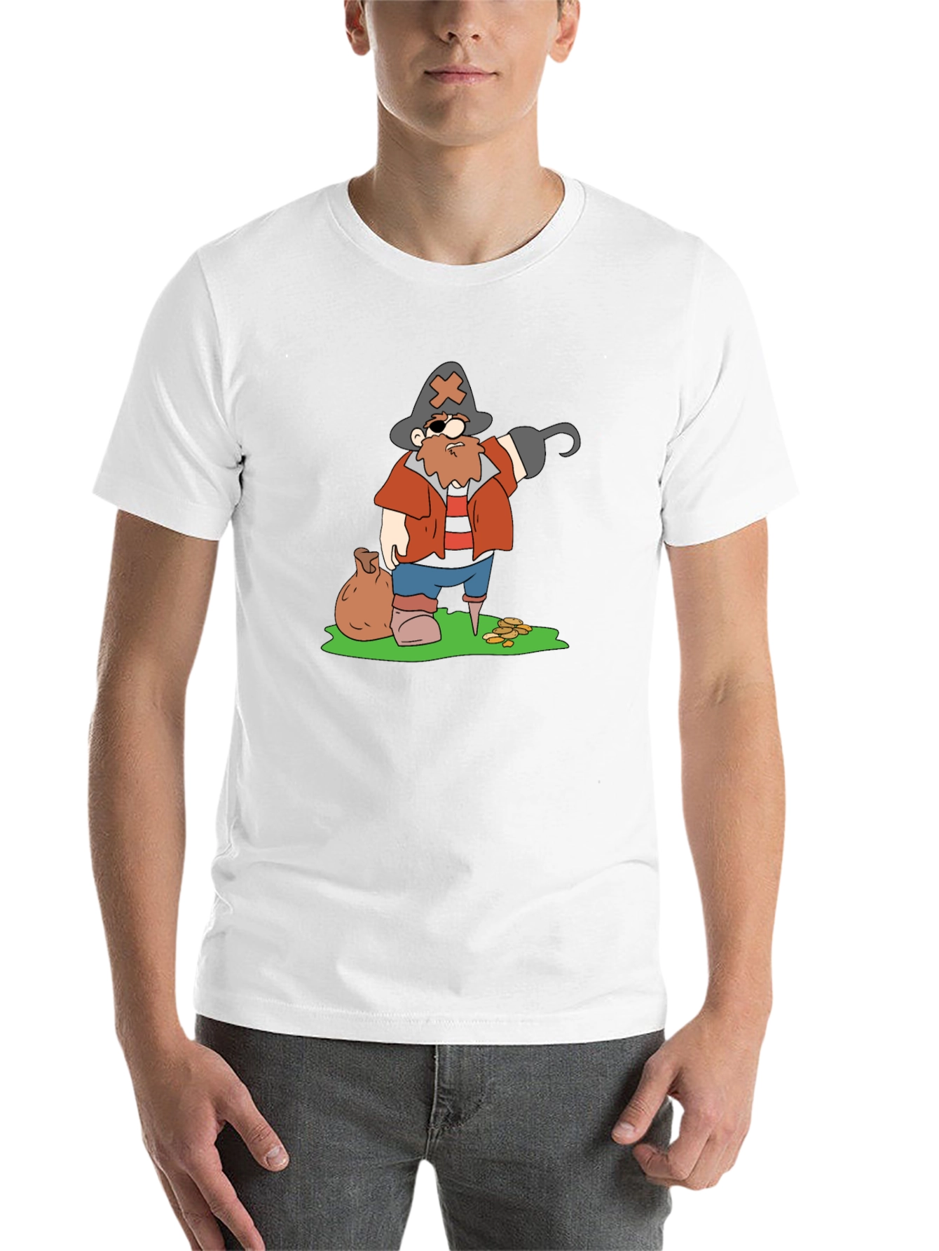 Pirate Cartoon Graphic T-Shirt - 14
