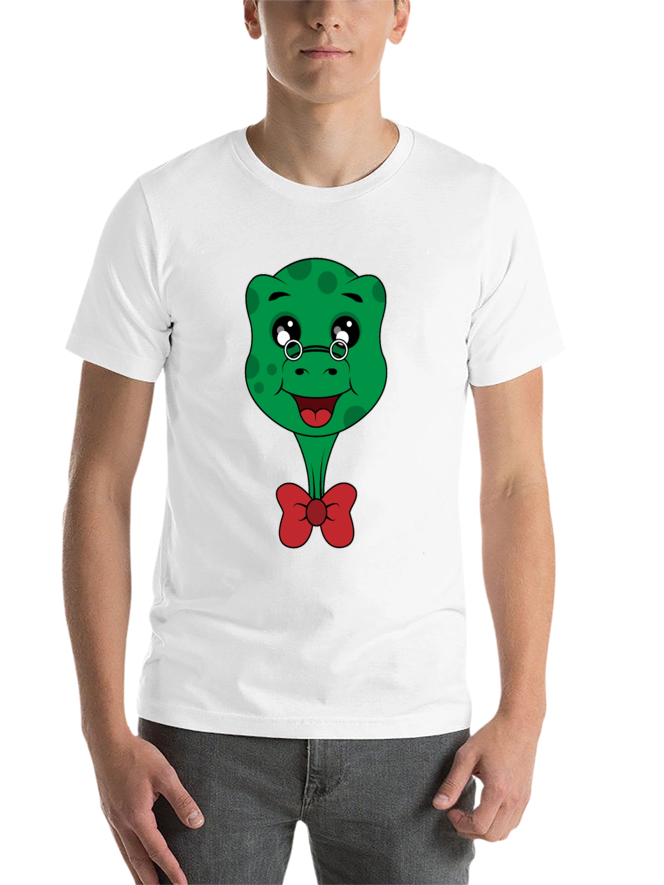 Black Cartoon Turtle T-Shirt - Cute & Playful Design view 14