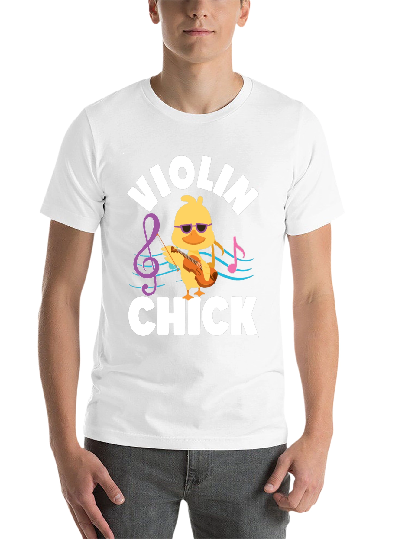 Black Violin Chick Graphic T-Shirt view 14