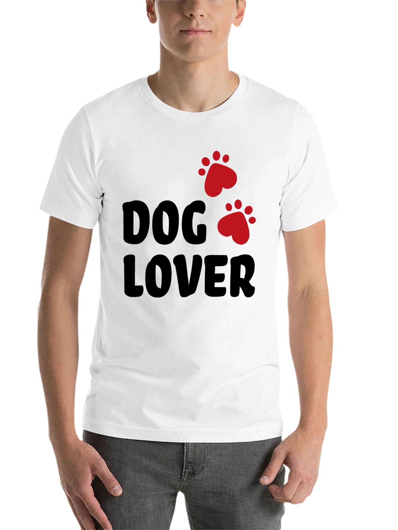 Black Dog Lover Graphic Tee - Casual Wear view 14