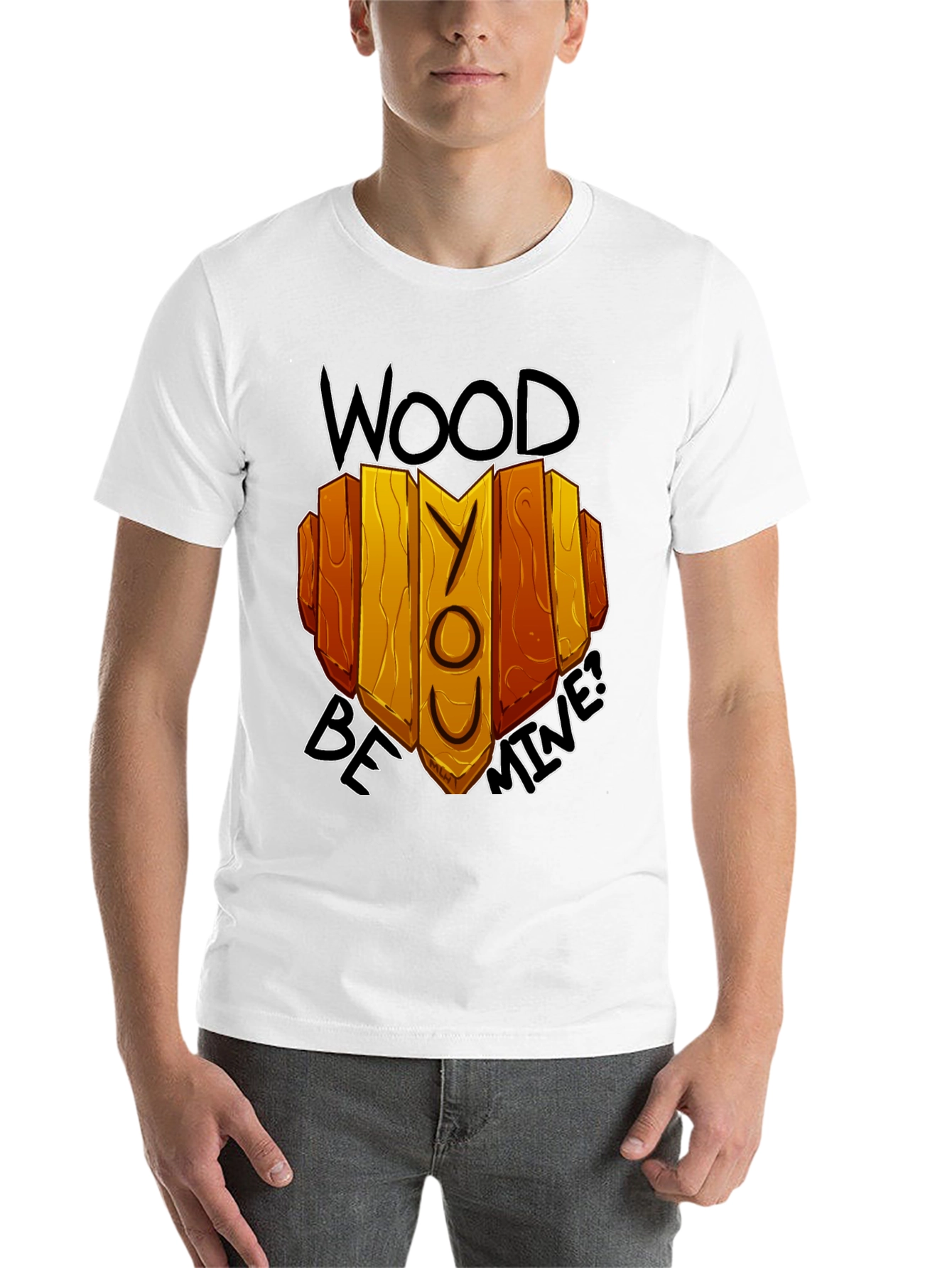 Black Wood Be Mine Graphic Tee view 14
