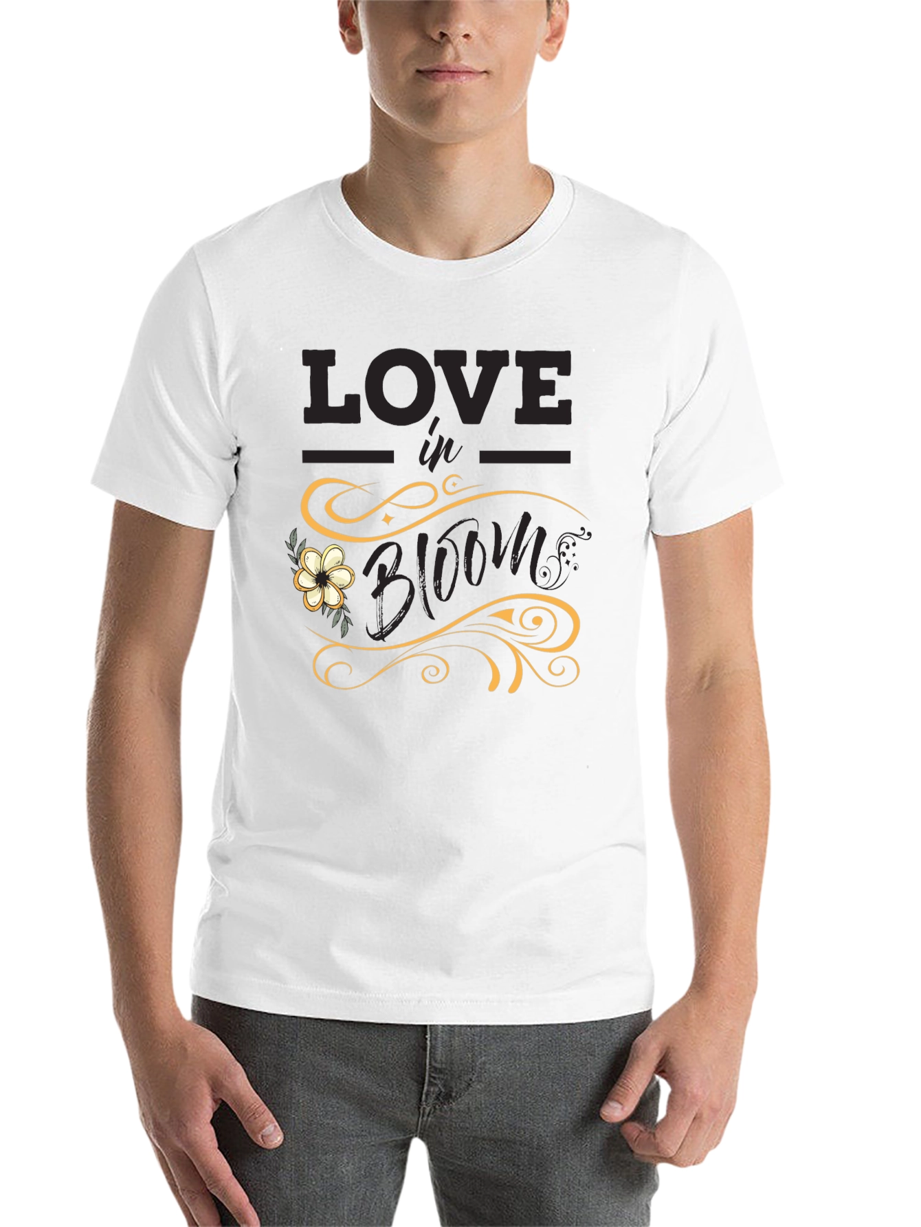 Black Love In Bloom Graphic Tee - Black view 14