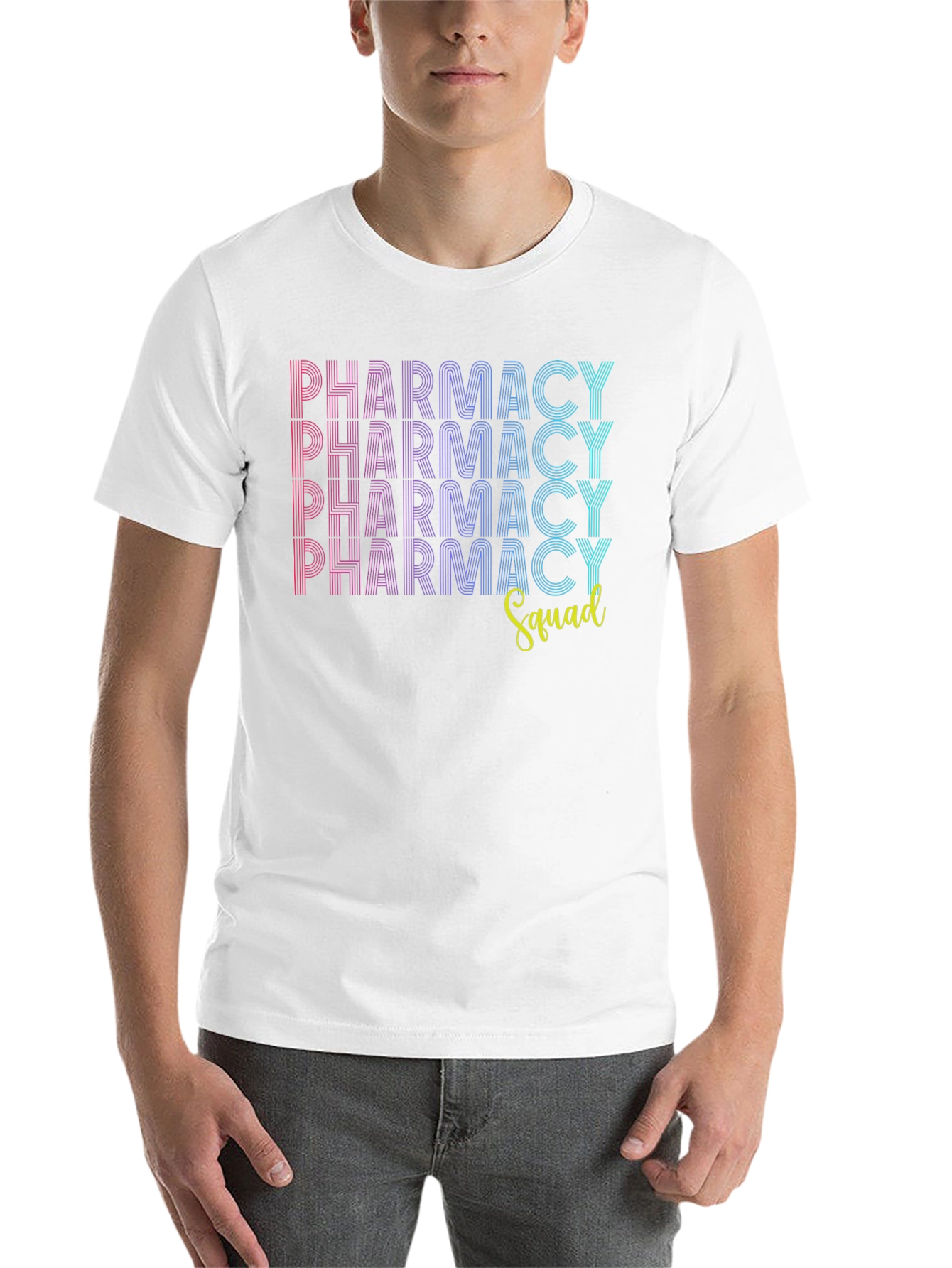 Black Pharmacy Squad Graphic Tee - Trendy & Comfortable view 14