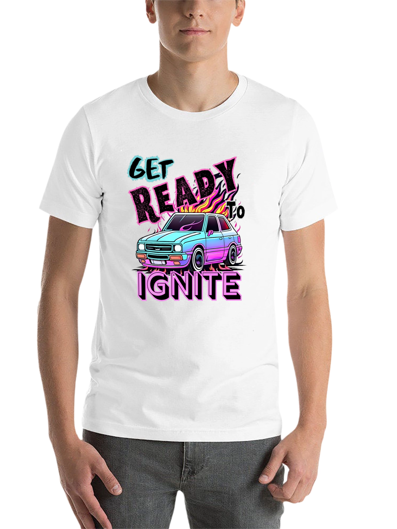 Black Get Ready to Ignite Graphic Tee view 14