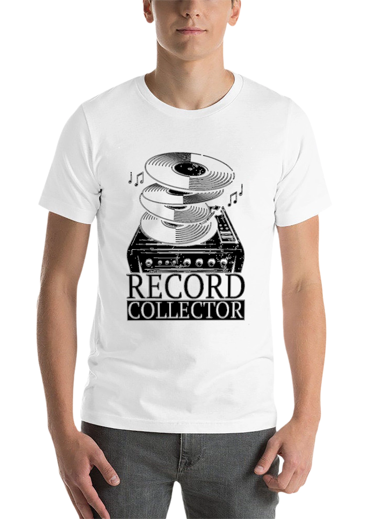 Black Record Collector Graphic T-Shirt  view 14
