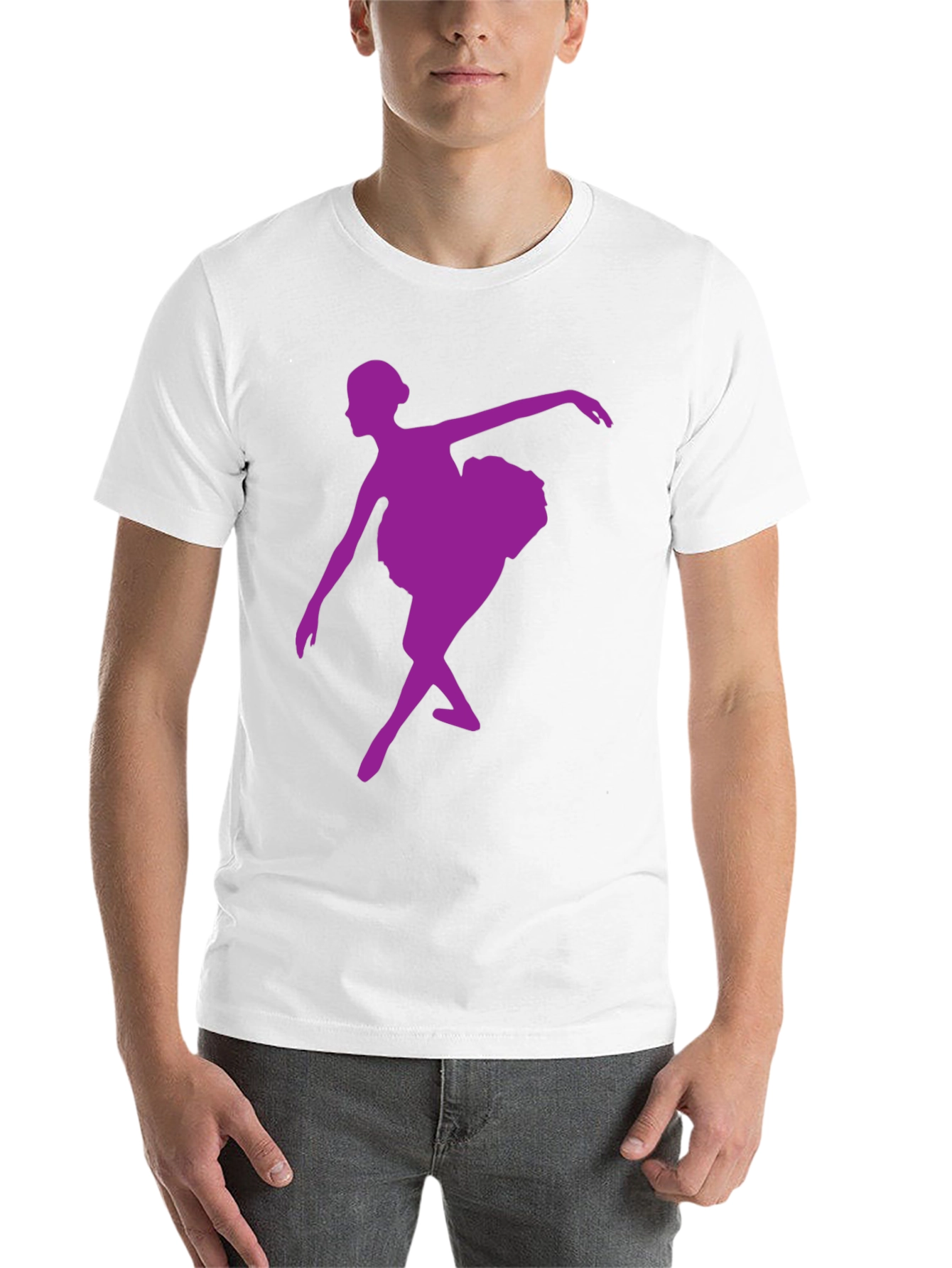 Black Ballerina Graphic Tee - Dance Lover's T-Shirt view 14