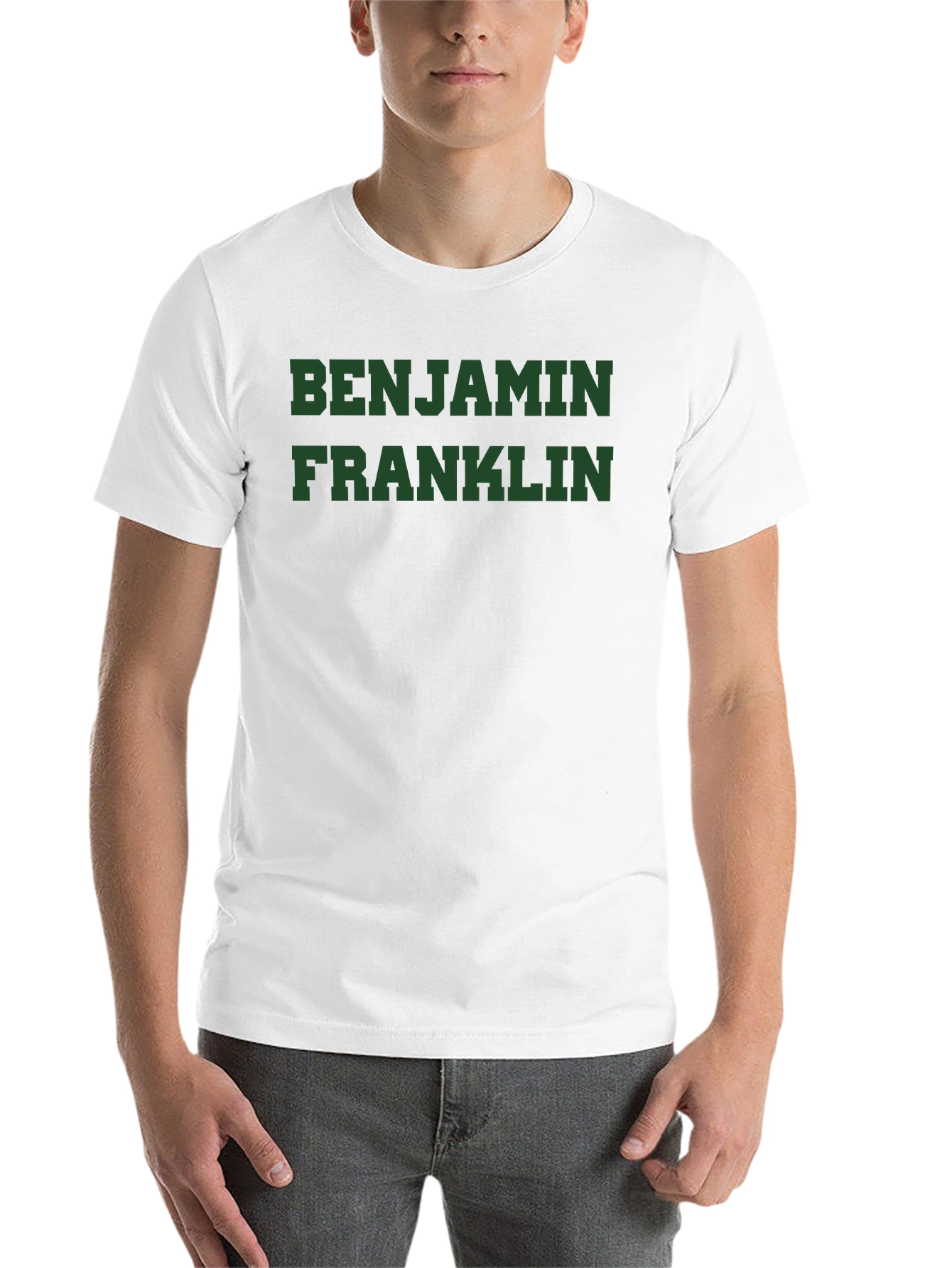 Black Benjamin Franklin Graphic T-Shirt view 14