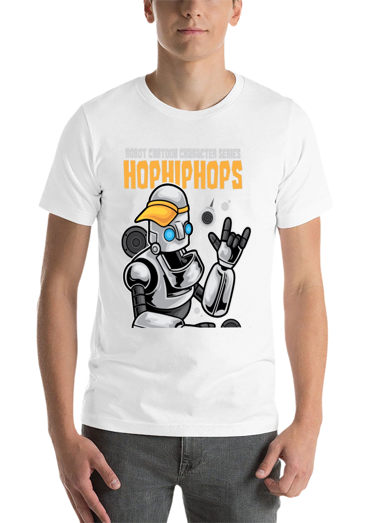 Robot Cartoon T-Shirt - Hop Hip Hops Series - 14