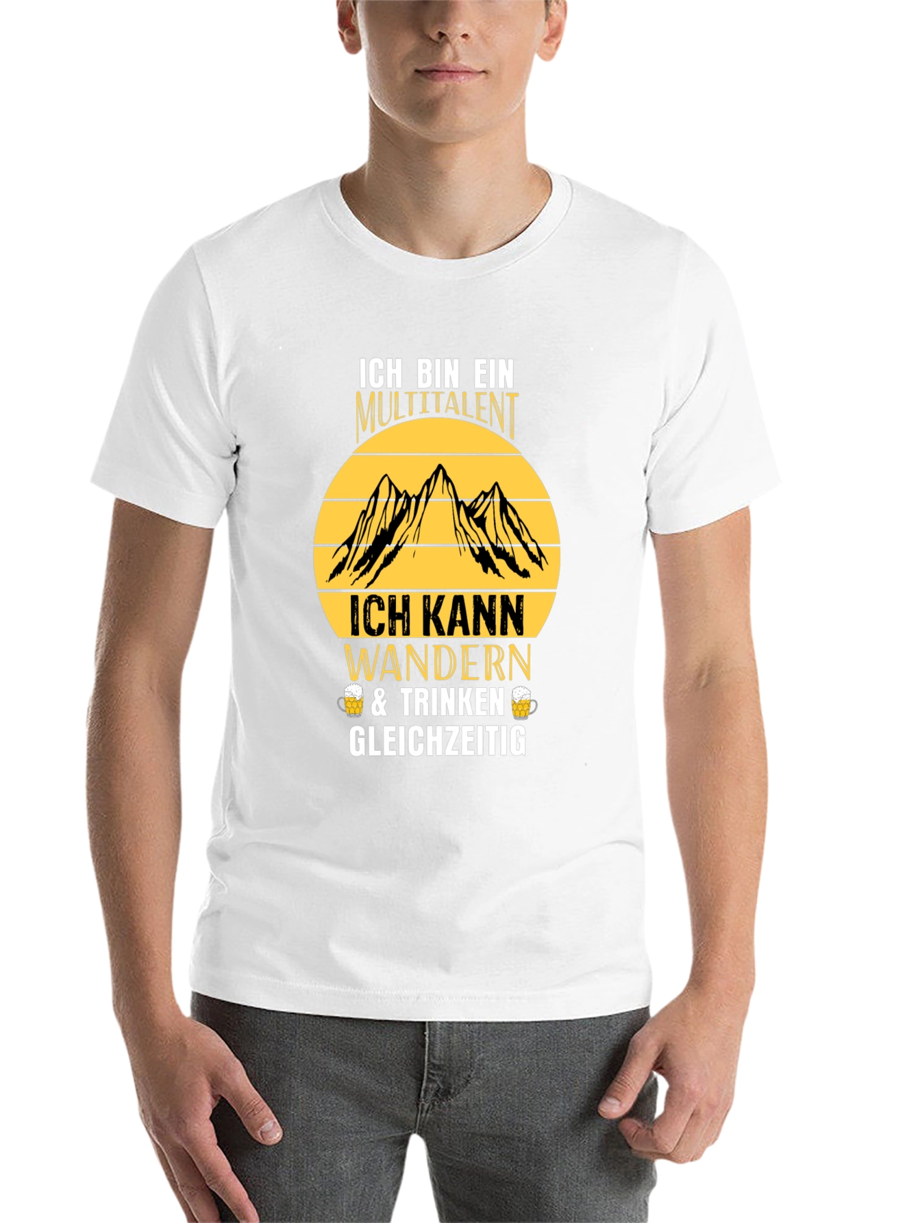 Black Multitalent Hiking & Drinking T-Shirt view 14