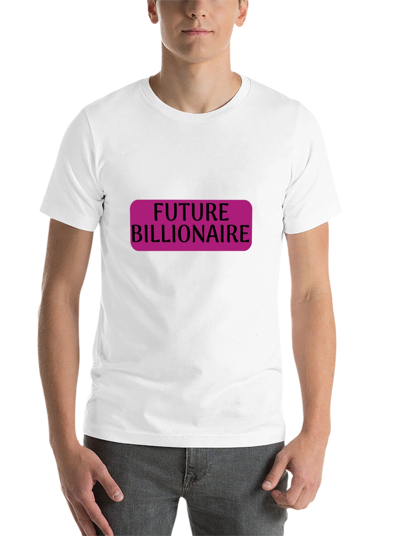 Black Future Billionaire Graphic Tee - Mens Black T-Shirt view 14