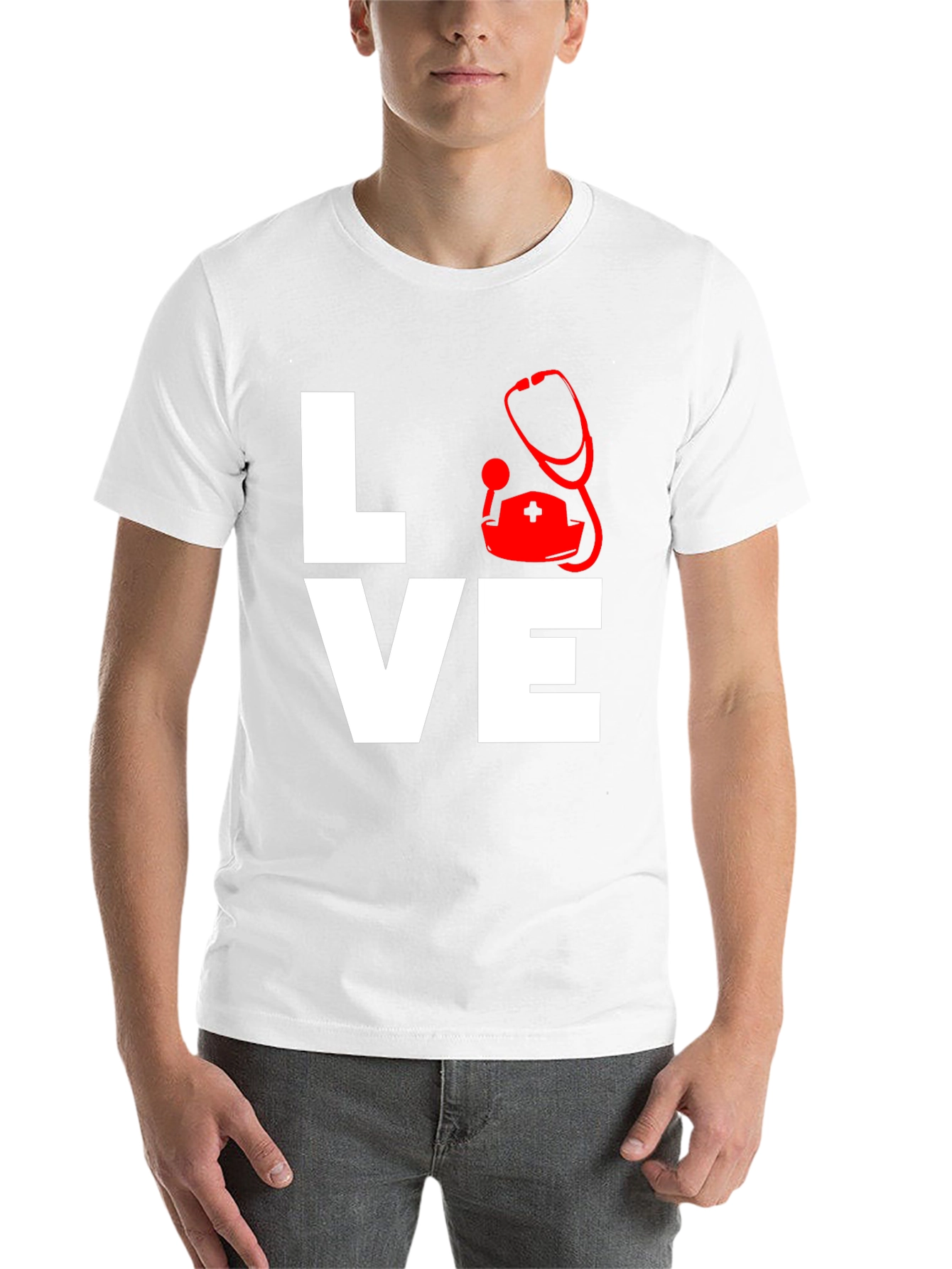 Black Nurse Love Graphic T-Shirt view 14