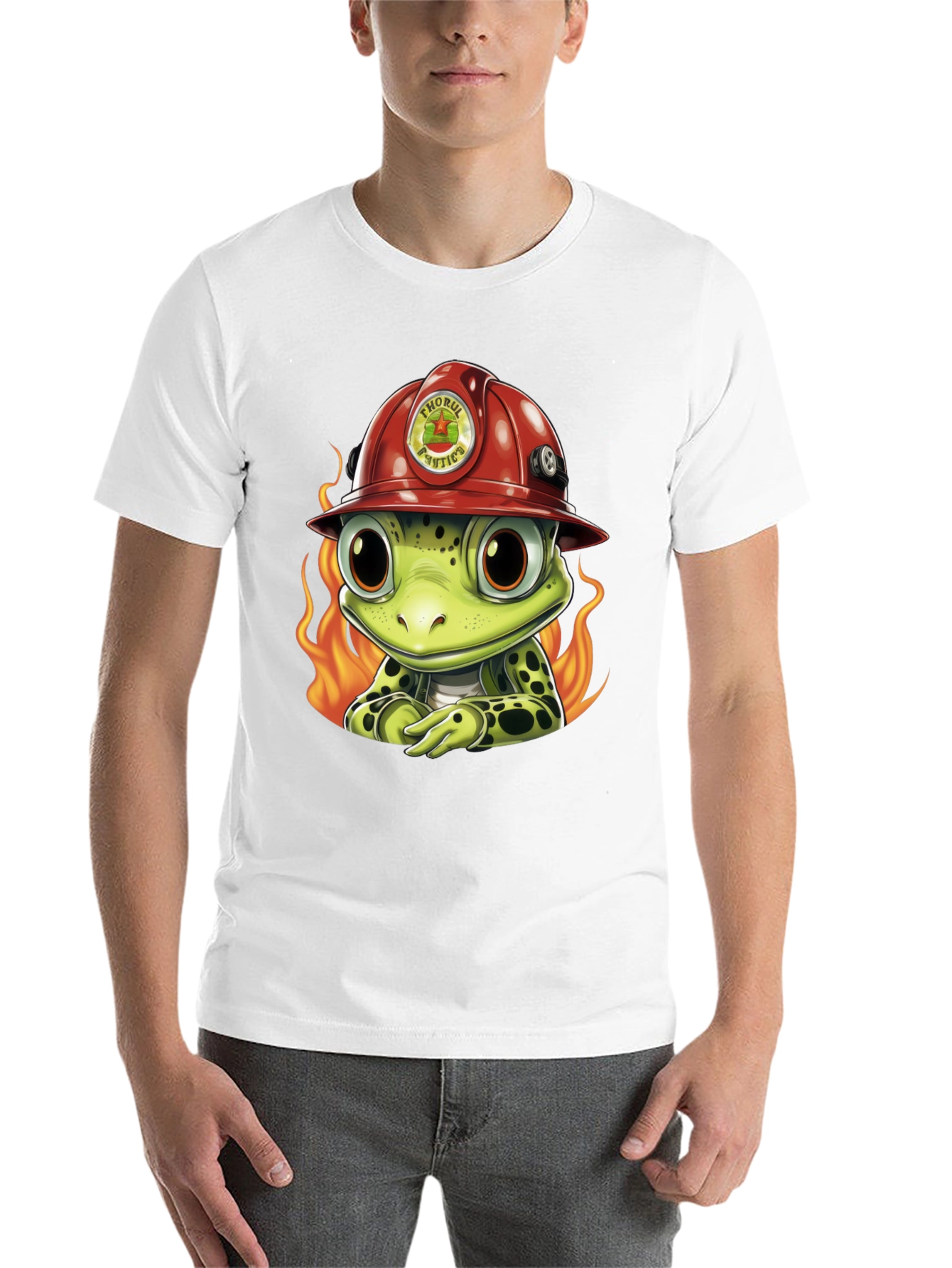 Black Frog Firefighter T-Shirt view 14