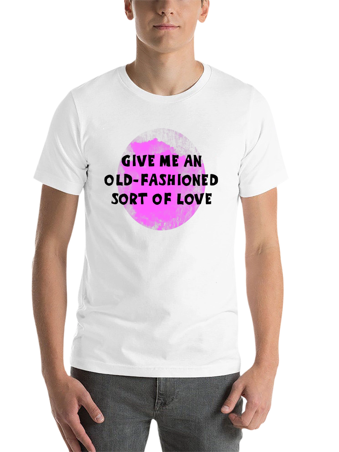 Black Old-Fashioned Love Graphic T-Shirt view 14