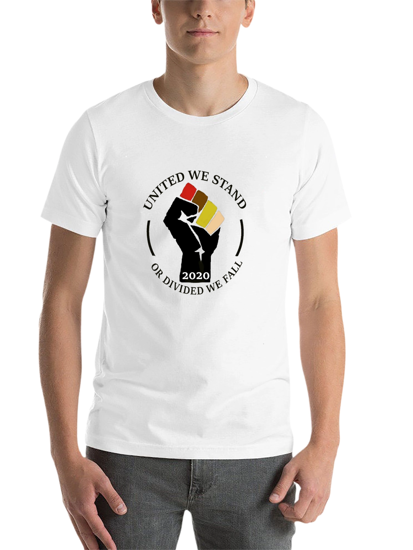 Black United We Stand T-Shirt view 14
