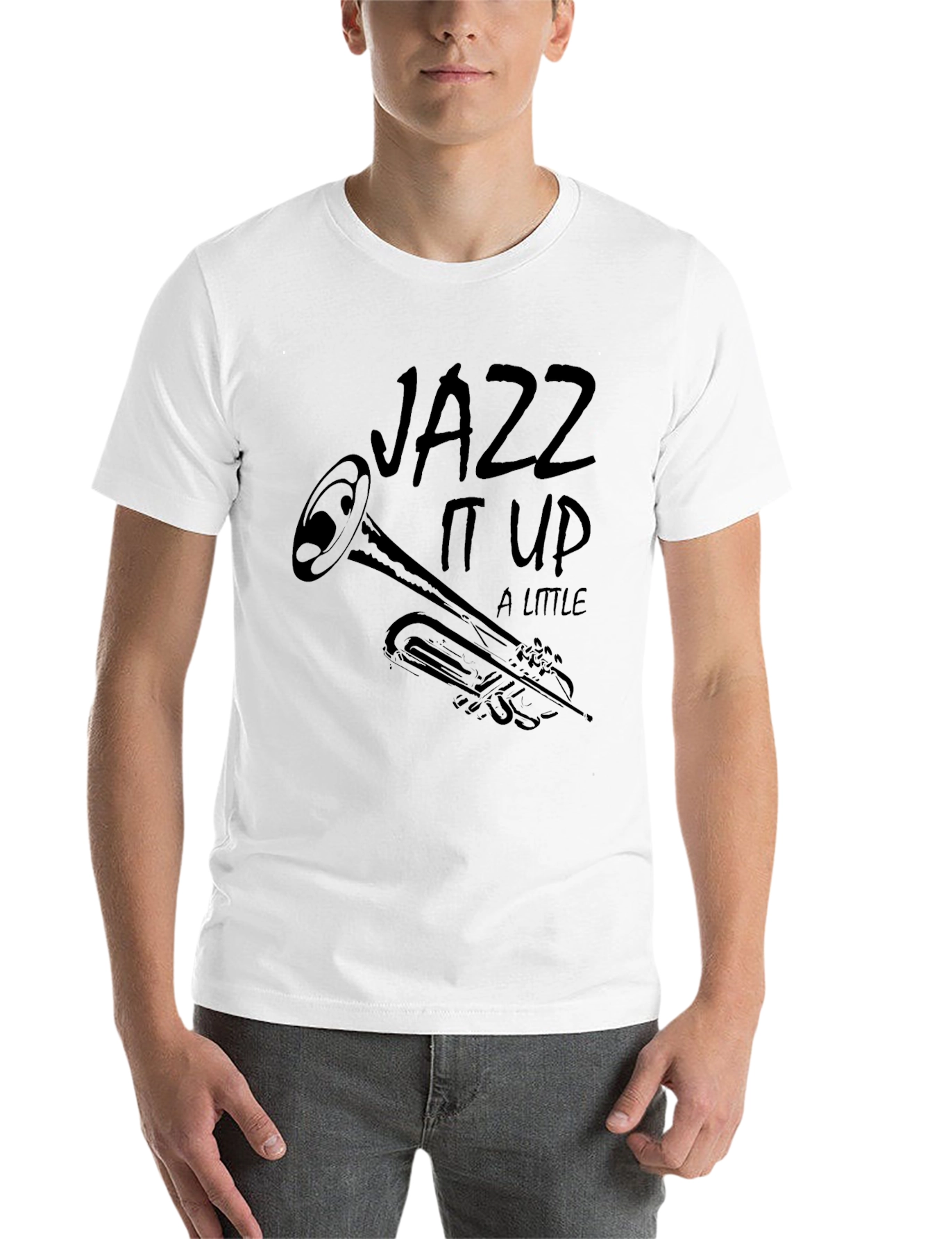 Black Jazz It Up Black Graphic T-Shirt view 14