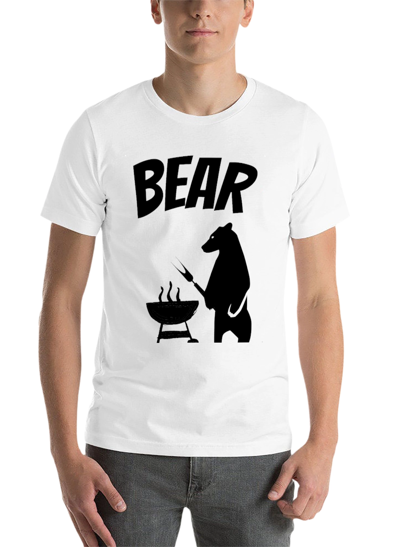 Black Bear BBQ T-Shirt - Funny Grilling Tee view 14