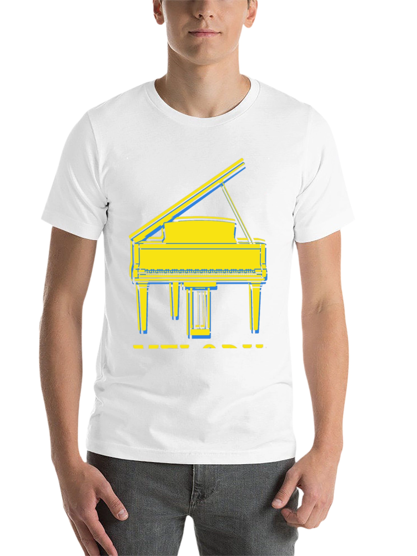 Black Grand Piano Graphic Tee - Stylish Music Lover Shirt view 14