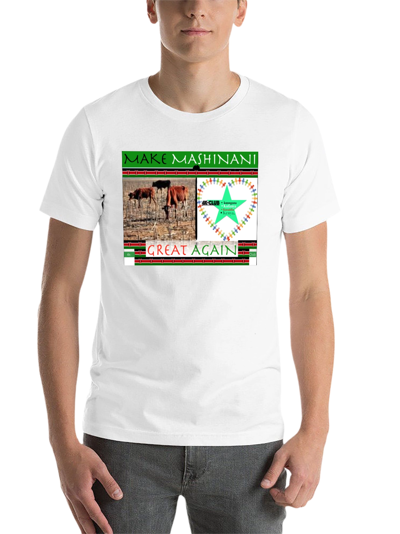 Black Make Mashinani Great Again Graphic Tee view 14
