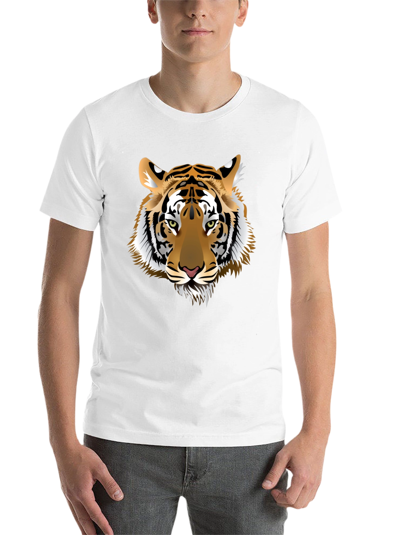 Black Tiger Graphic Black T-Shirt - Bold Animal Print view 14