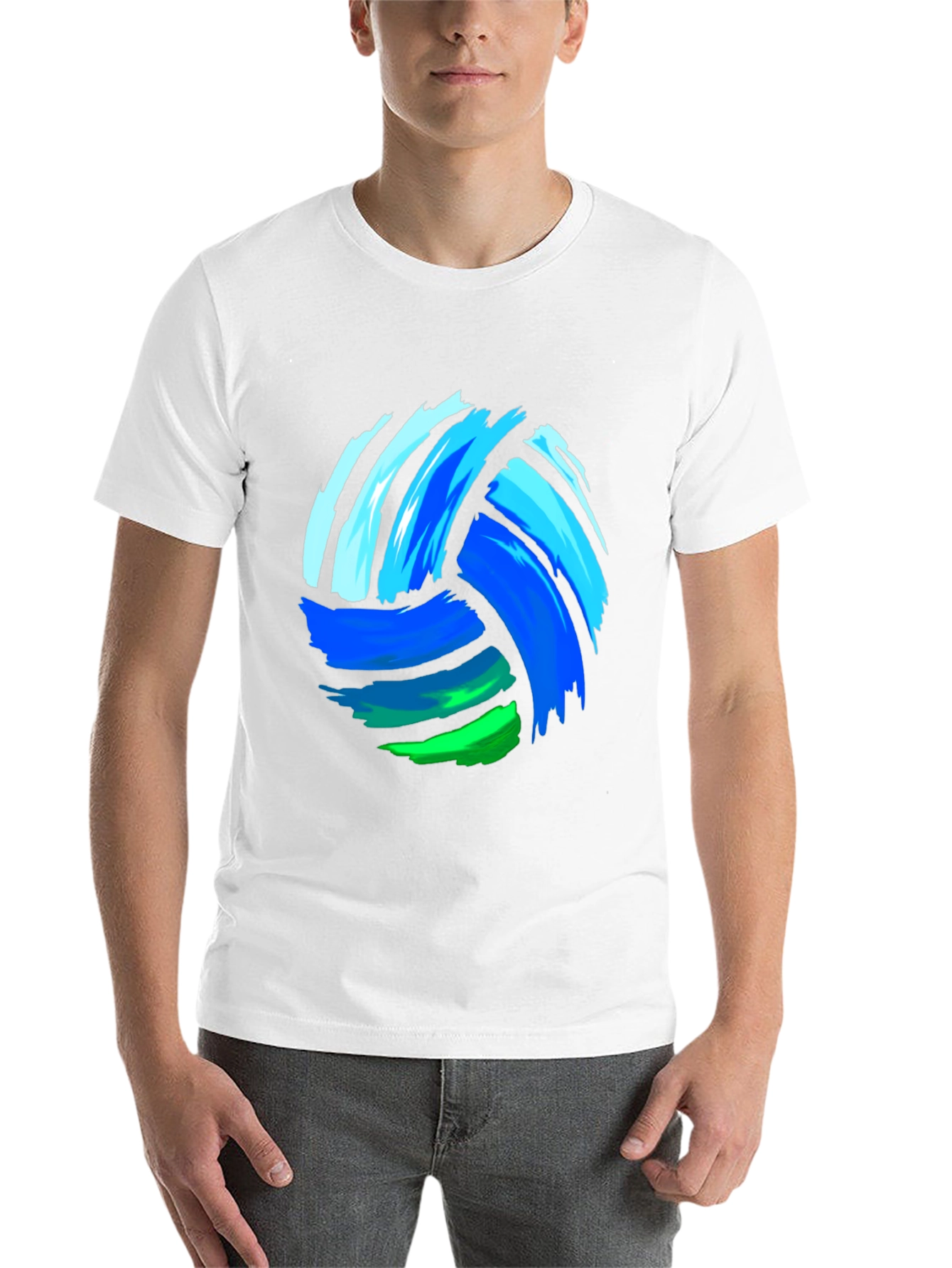Volleyball Graphic Tee - Casual Comfort - 14