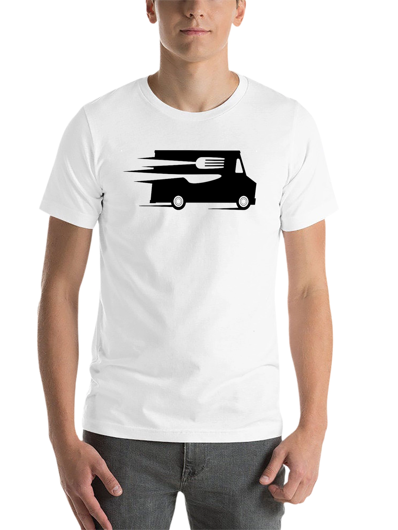 Black Food Truck T-Shirt - Fast Food Fashion view 14