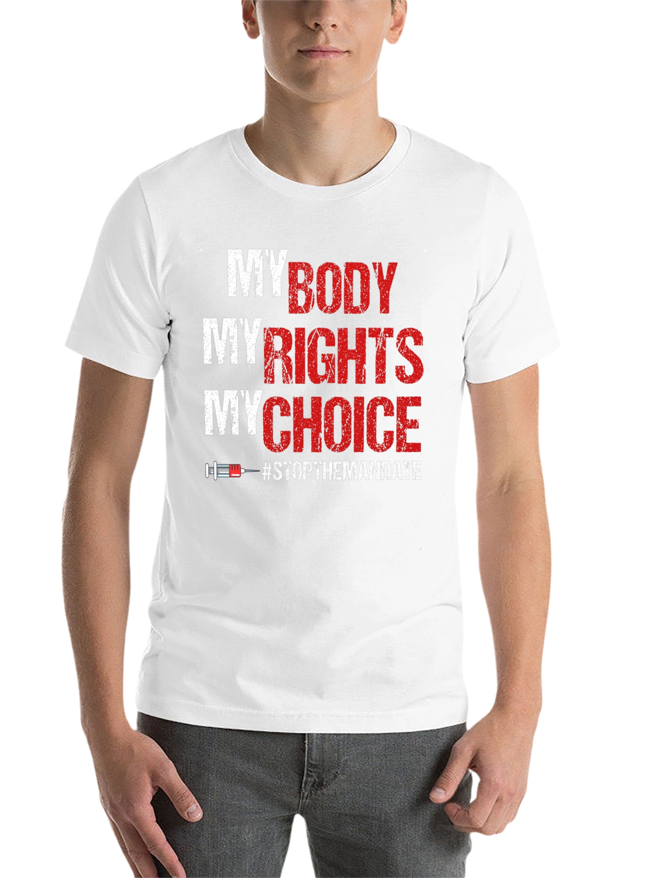 Black My Body My Rights T-Shirt view 14