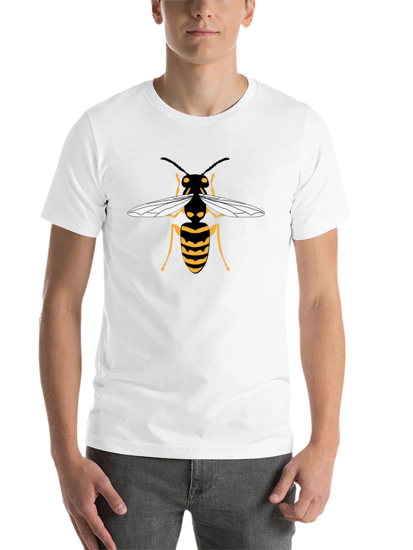 Black Wasp Graphic T-Shirt - Stylish Insect Design view 14