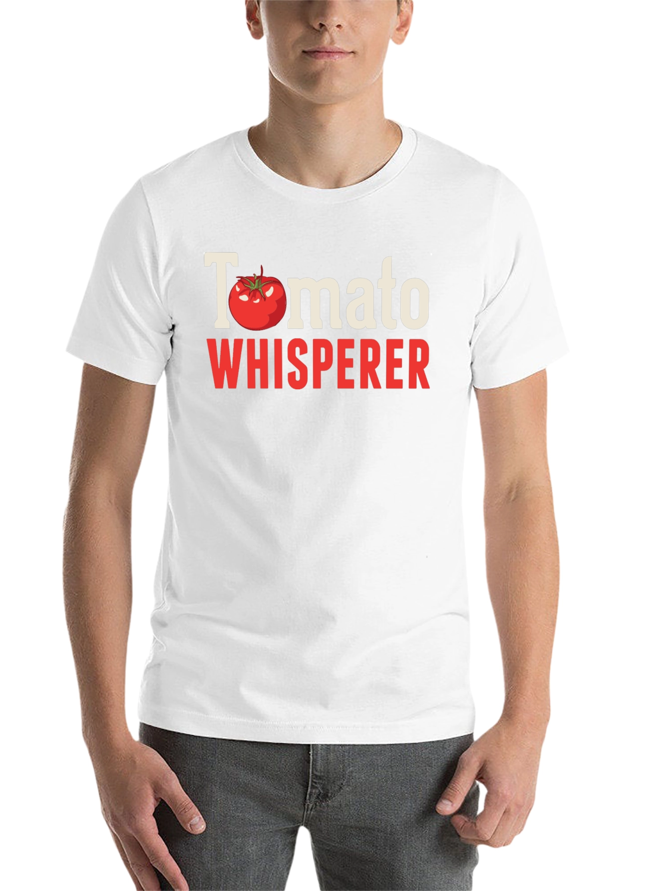 Black Tomato Whisperer Graphic T-Shirt - Gardener's Gift view 14
