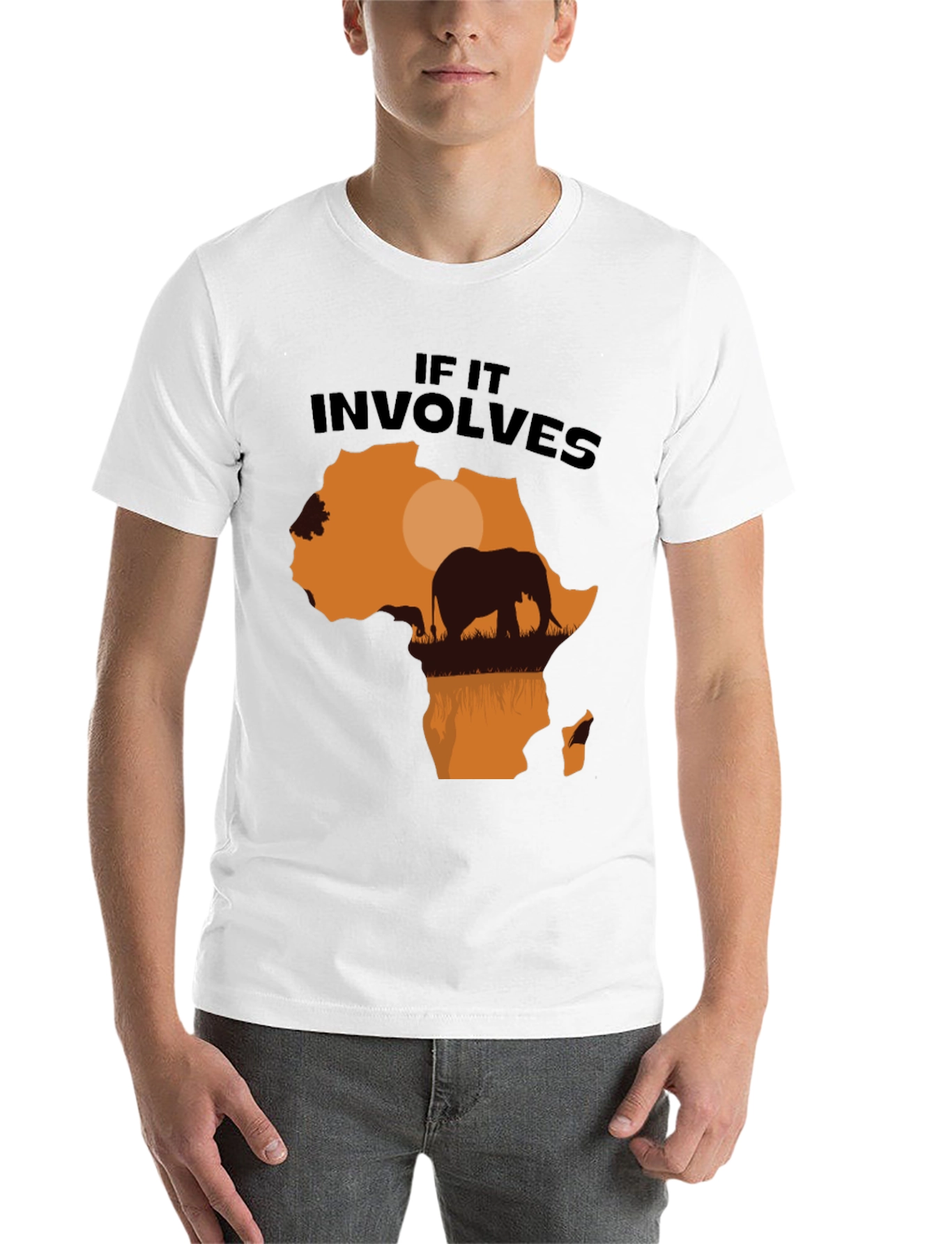 Black Africa Elephant Graphic T-Shirt - Nature Lover Tee view 14